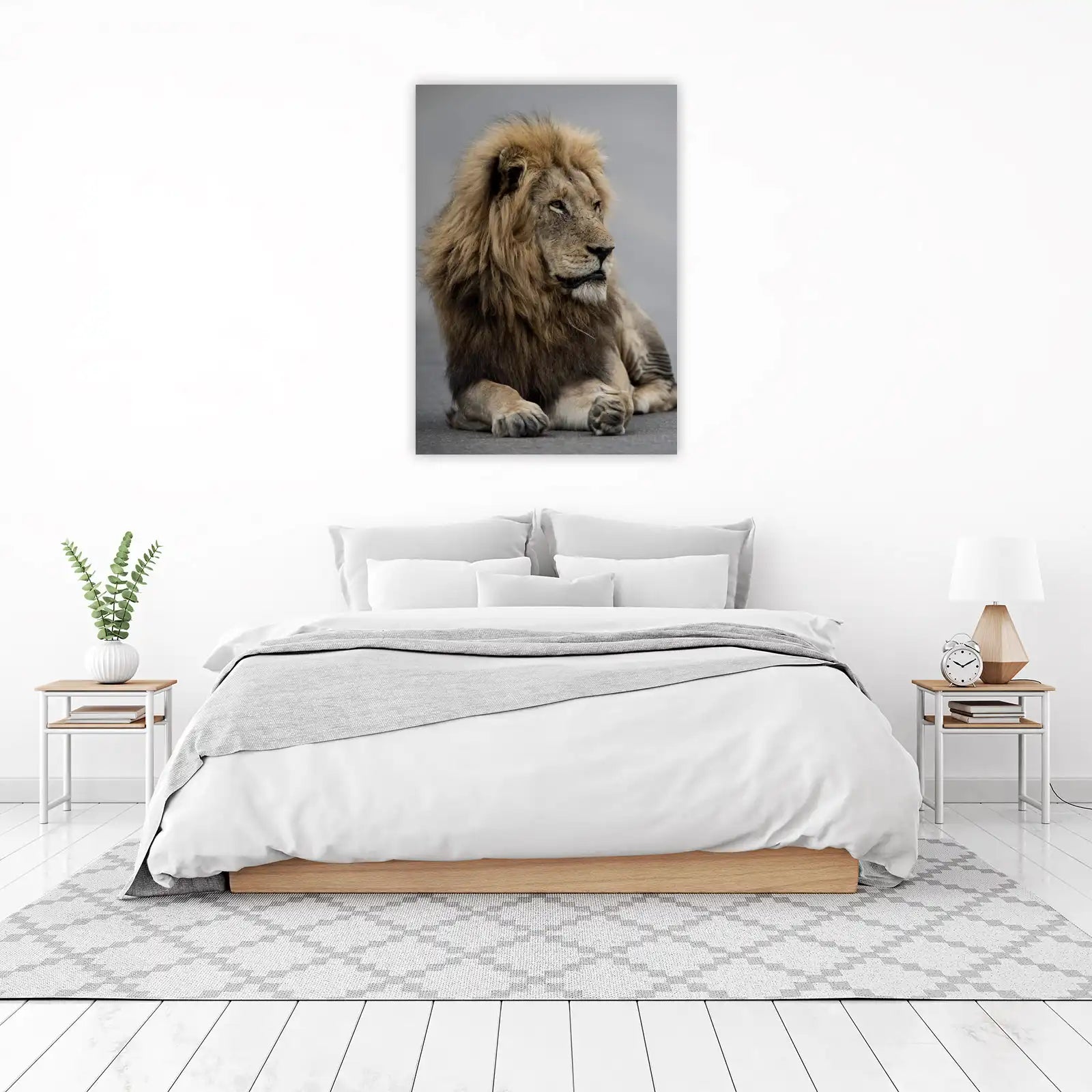 Majestic Lion Portrait Wall Art