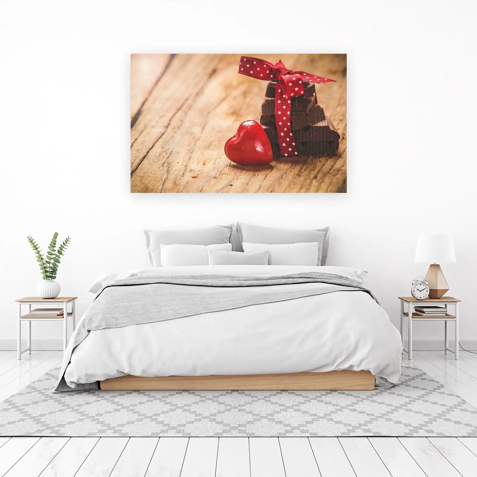 Sweet Valentine Chocolate Heart Wall Art