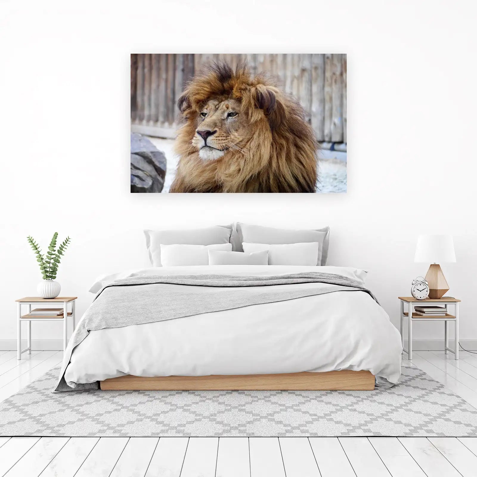 Majestic Lion Portrait Wall Art