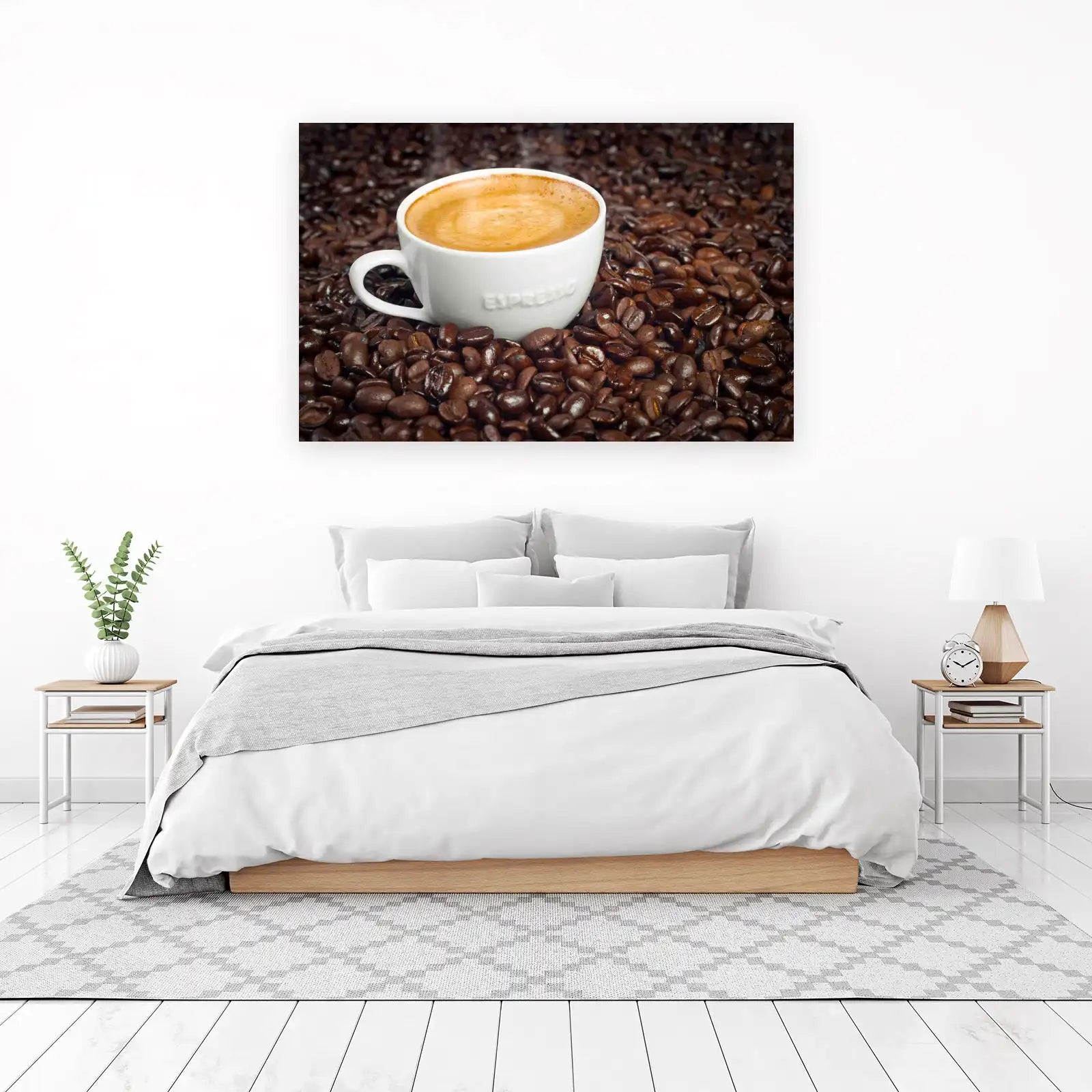Aromatic Espresso Coffee Beans Wall Art