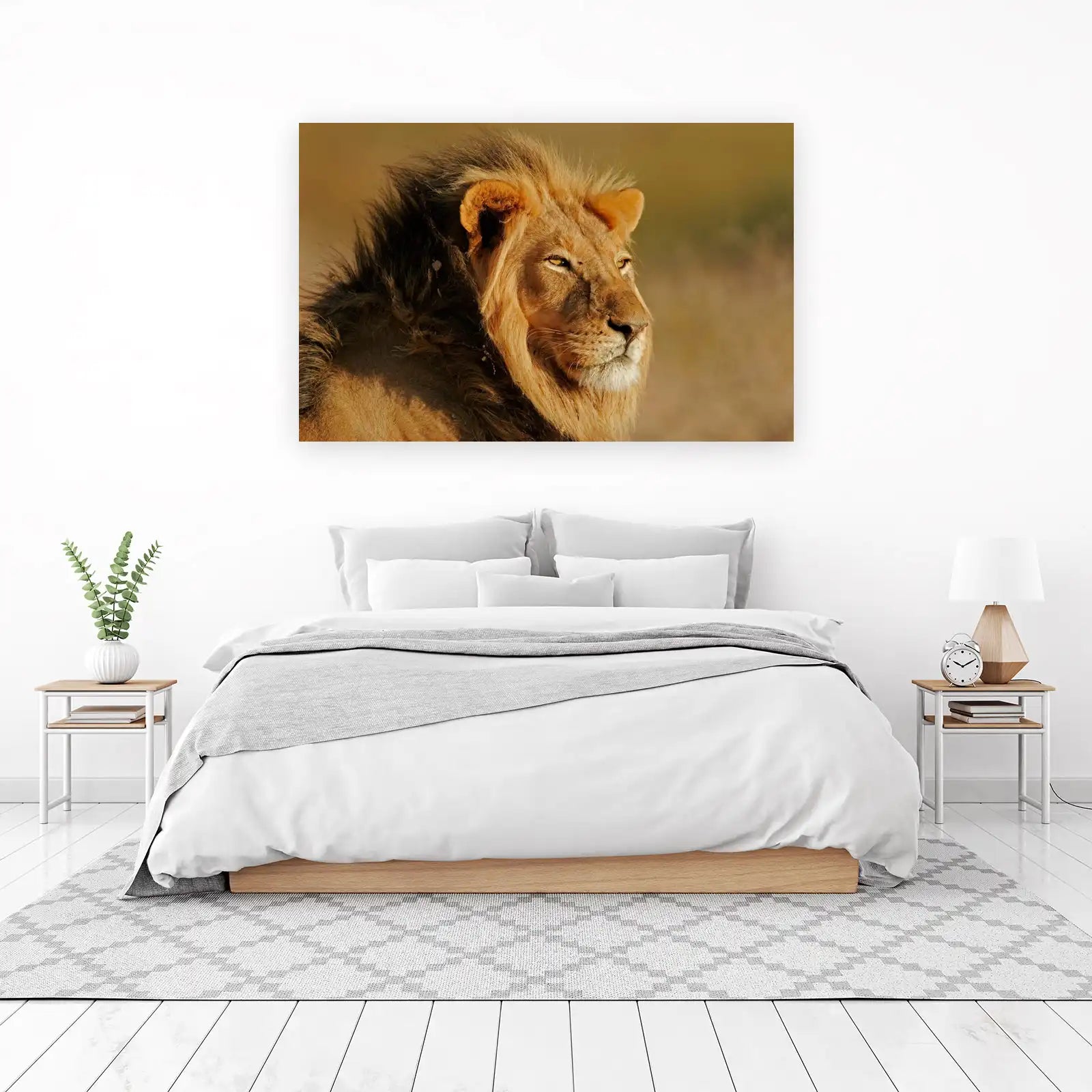 Majestic Lion Portrait Wall Art