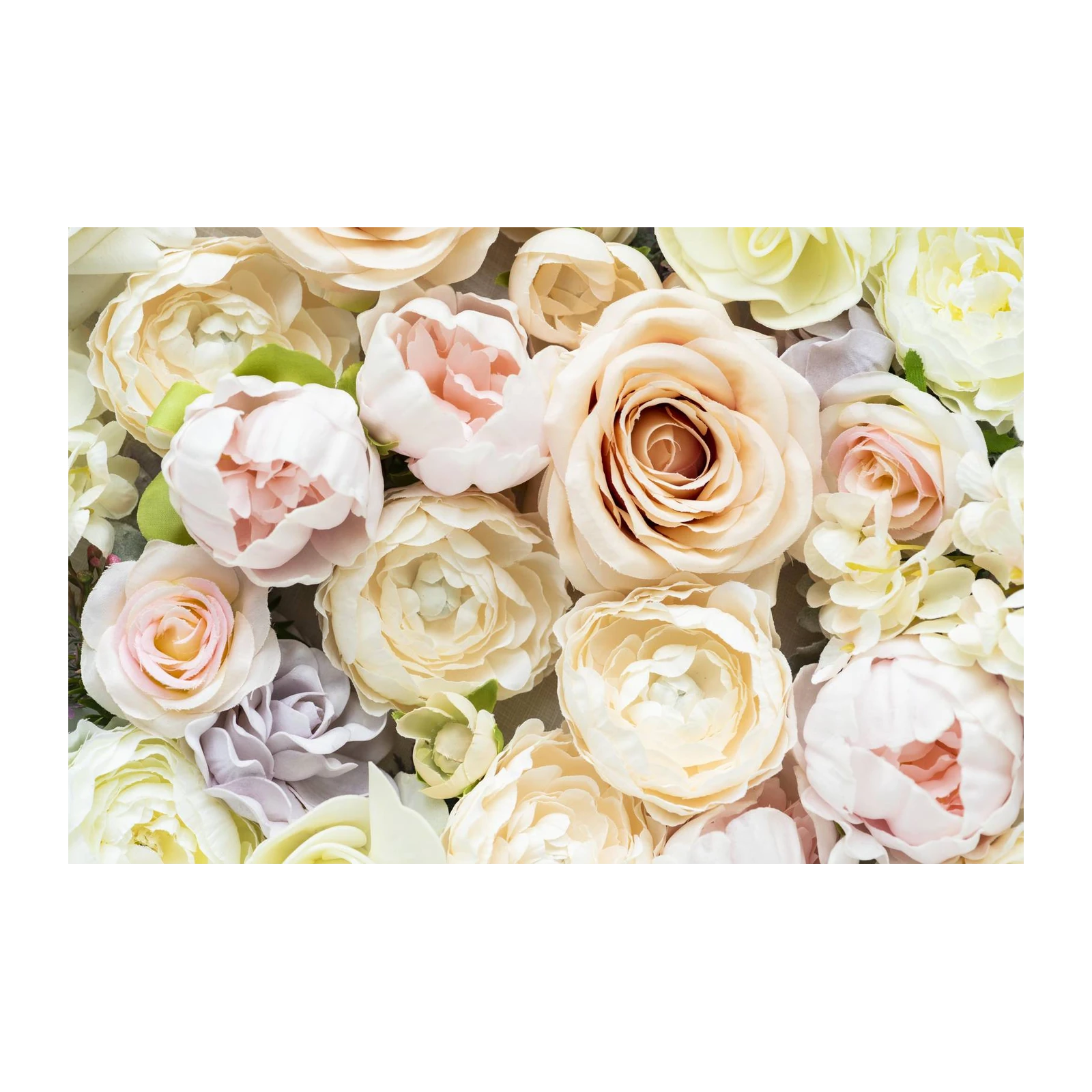 Soft Floral Bouquet Wall Art for Elegant Decor