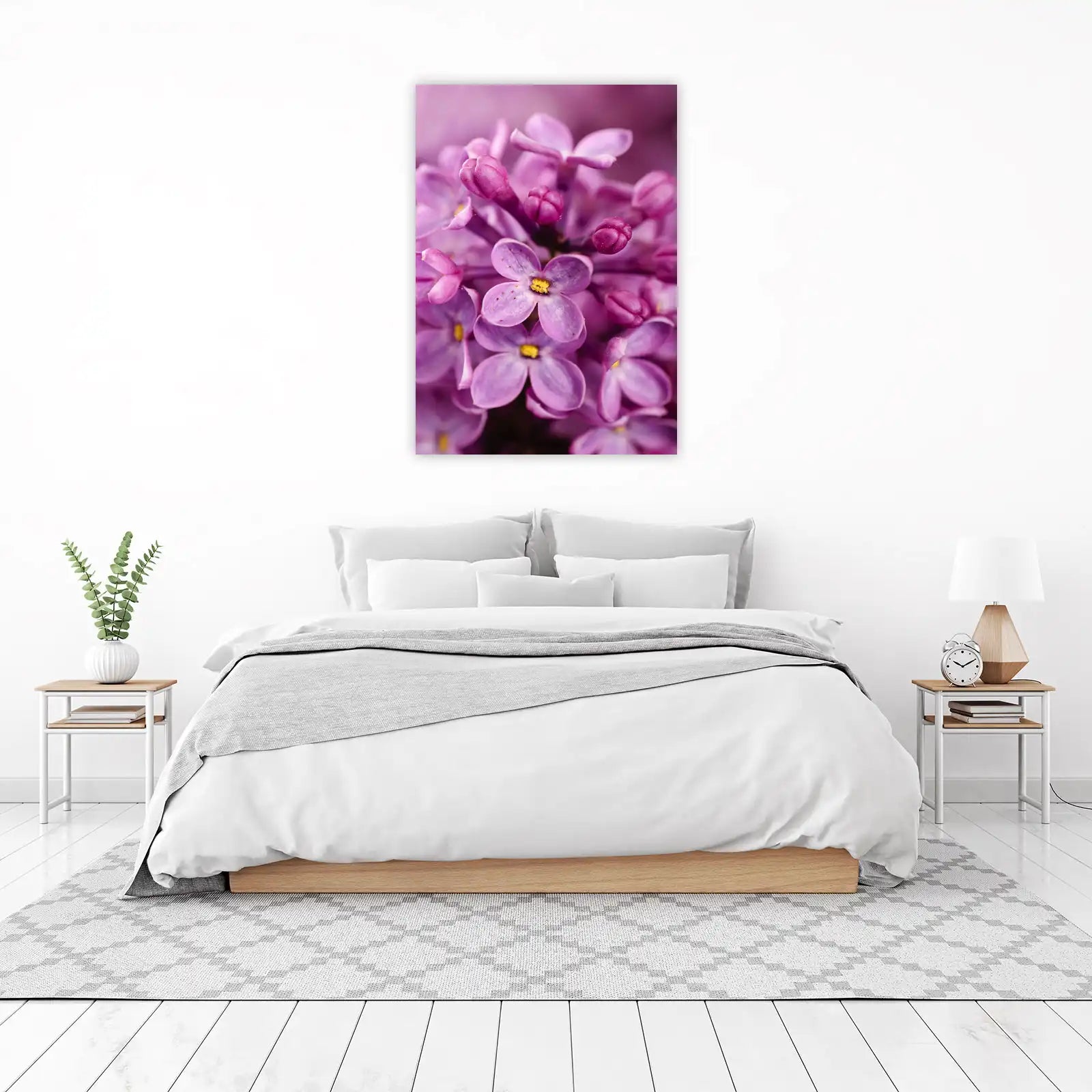 Vibrant Lilac Bloom Close-Up Wall Art