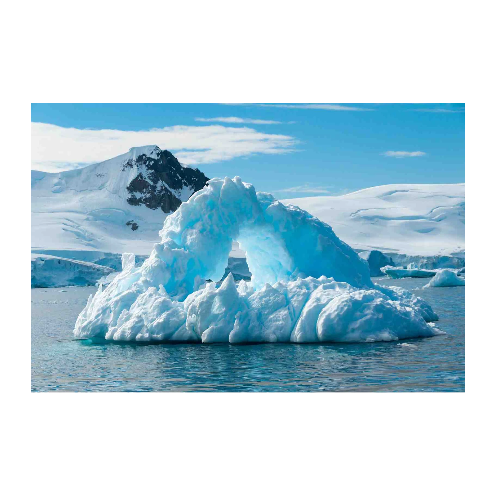Majestic Ice Arch Antarctica Wall Art