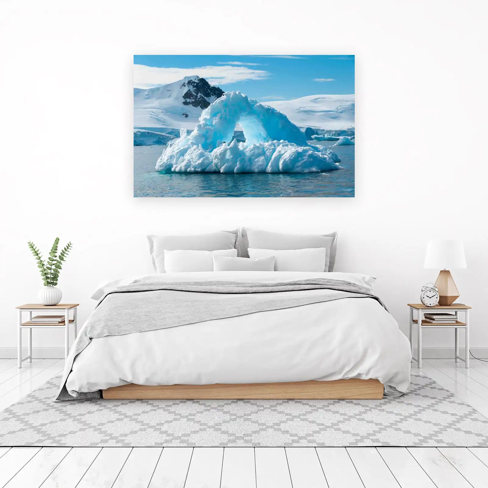 Majestic Ice Arch Antarctica Wall Art