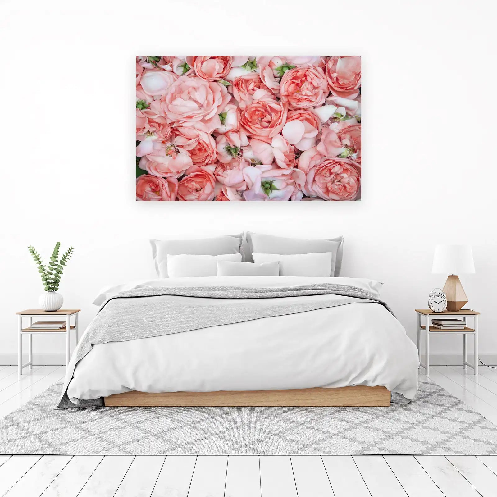 Blush Rose Garden Wall Art Wall Art