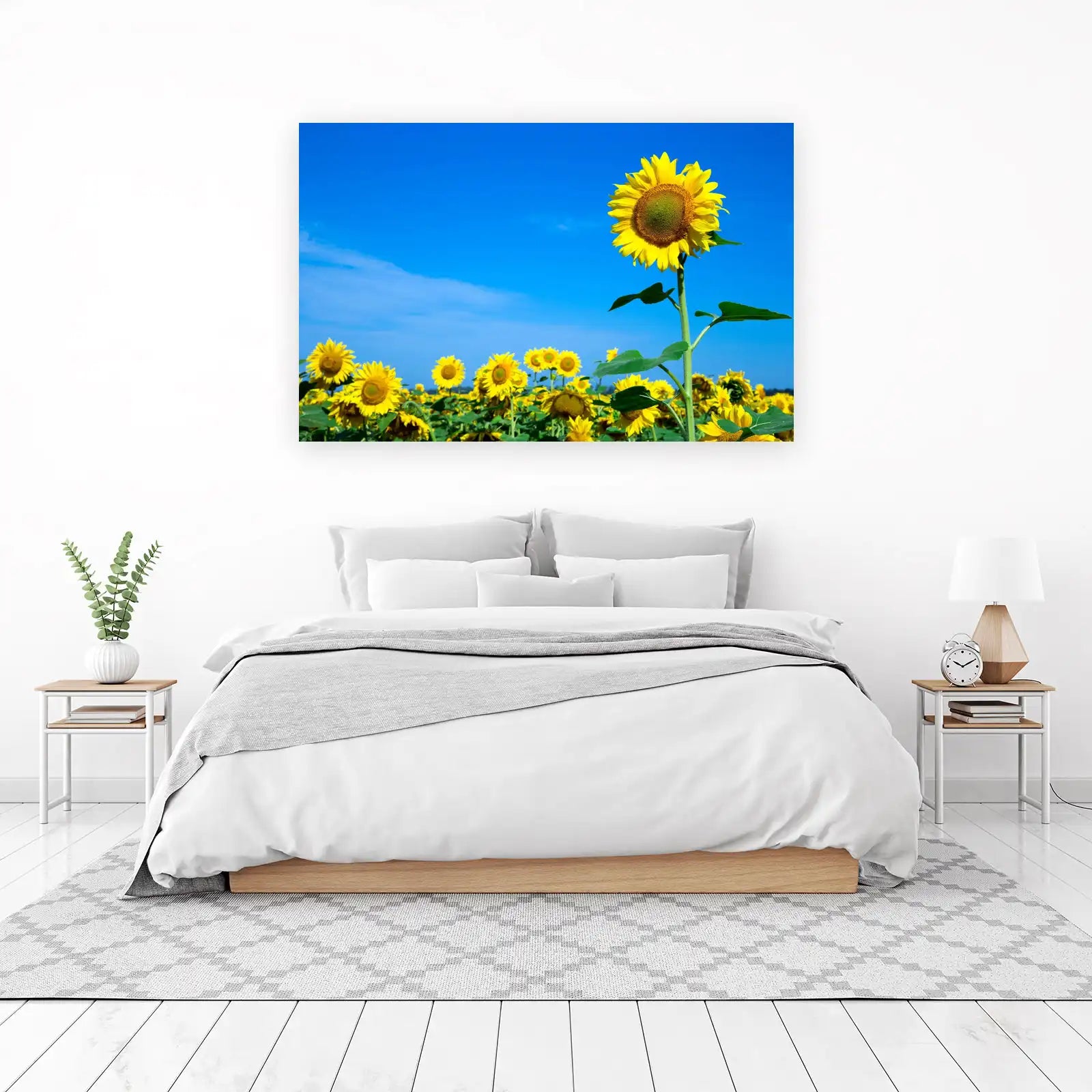 Vibrant Sunflower Field Wall Art