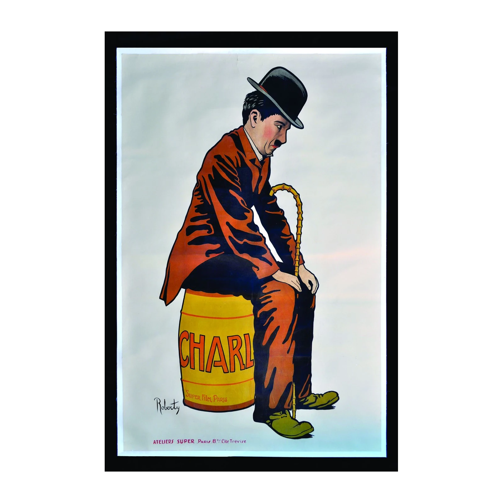 Charlie Chaplin Vintage Film Poster Wall Art