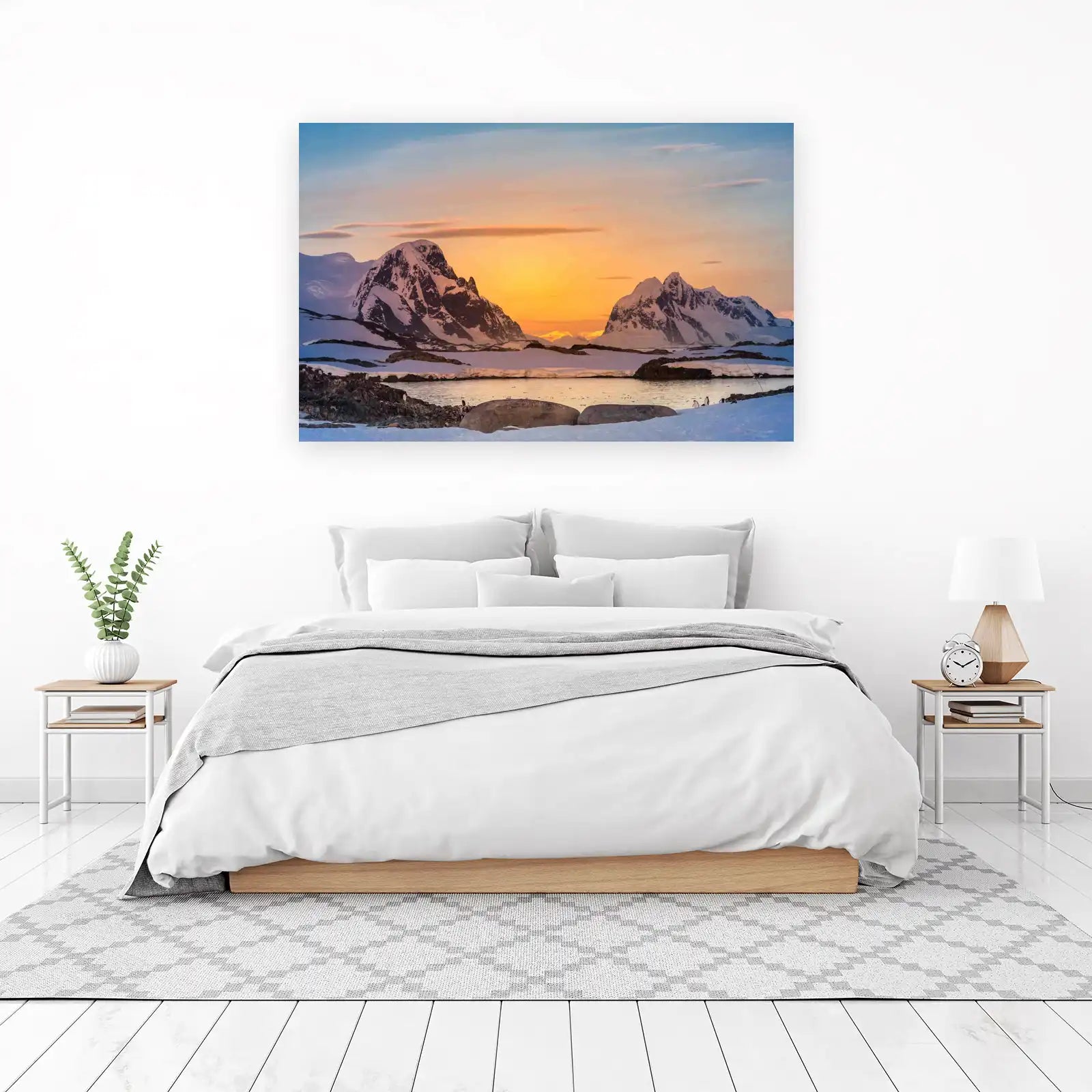 Antarctic Sunrise Majesty Wall Art