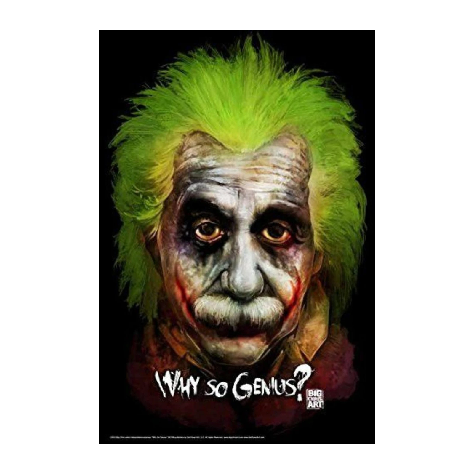 Einstein Joker "Why So Genius?" Wall Art