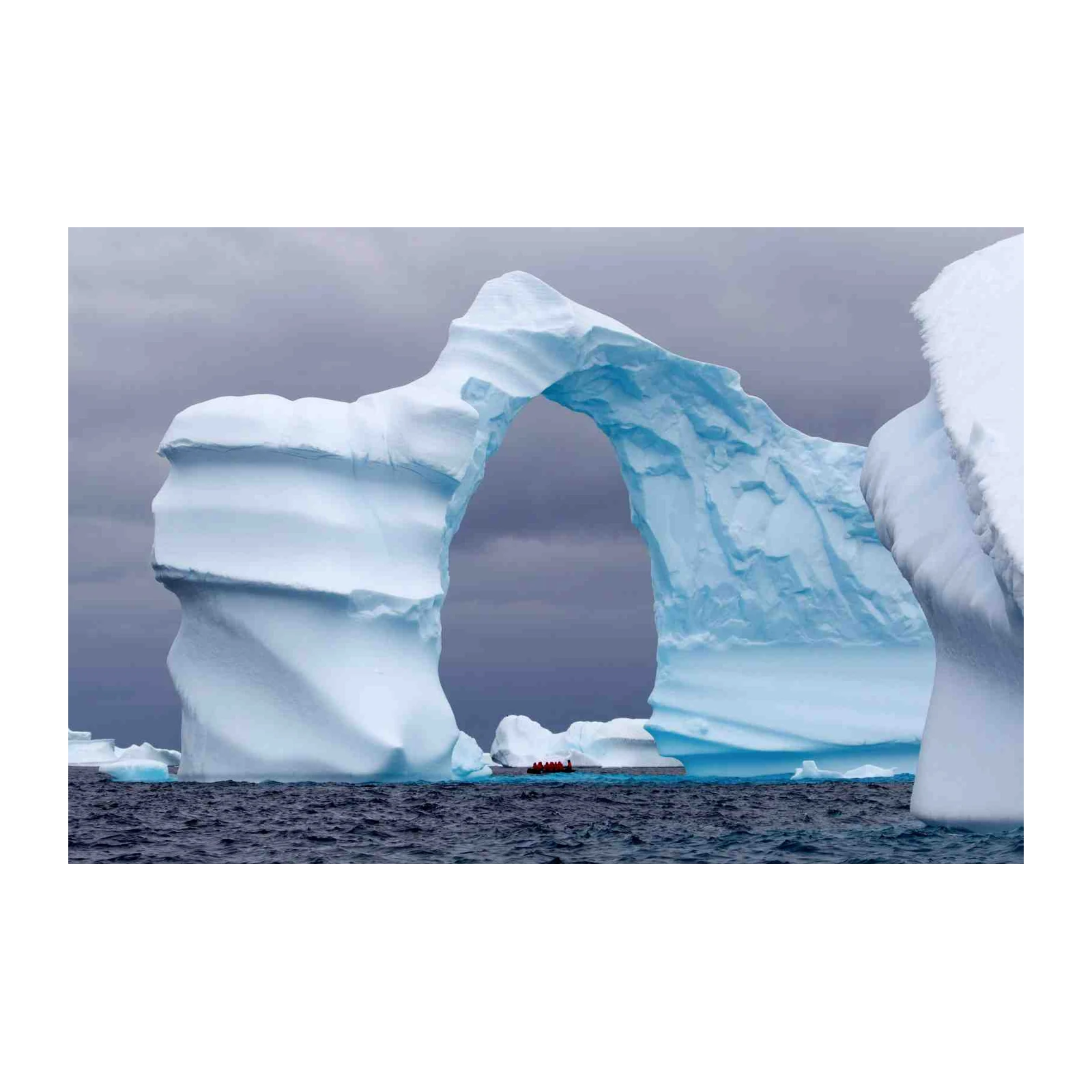Majestic Ice Arch Antarctica Wall Art