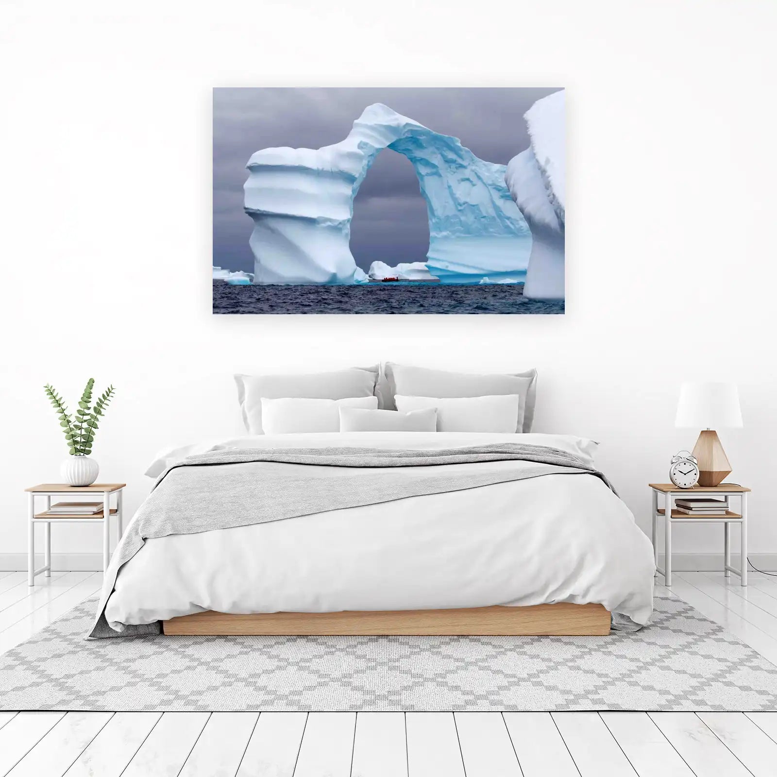 Majestic Ice Arch Antarctica Wall Art
