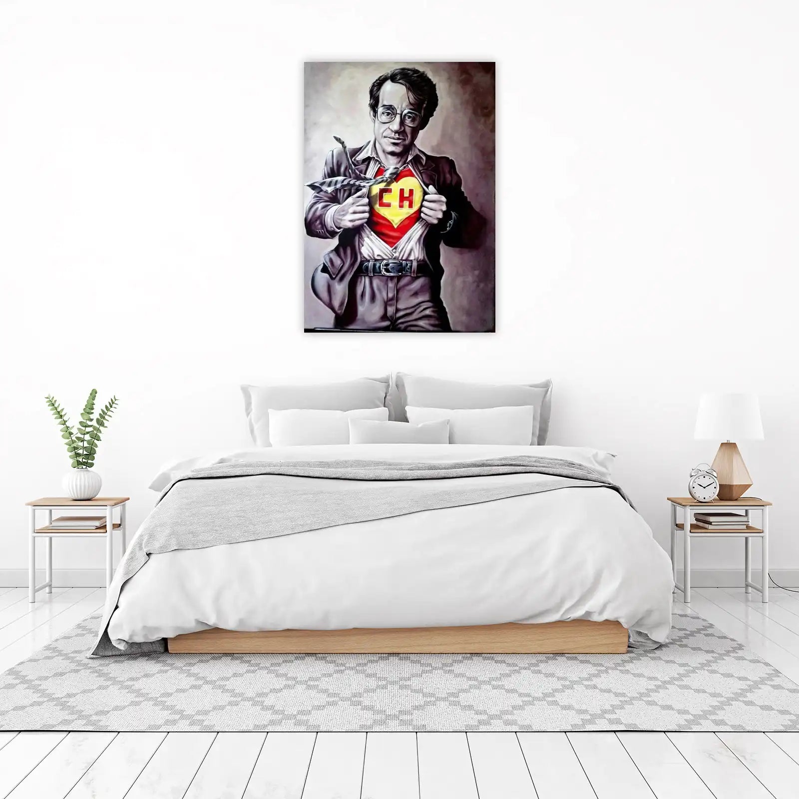 El Chavo del 8 "CH" Heart Wall Art