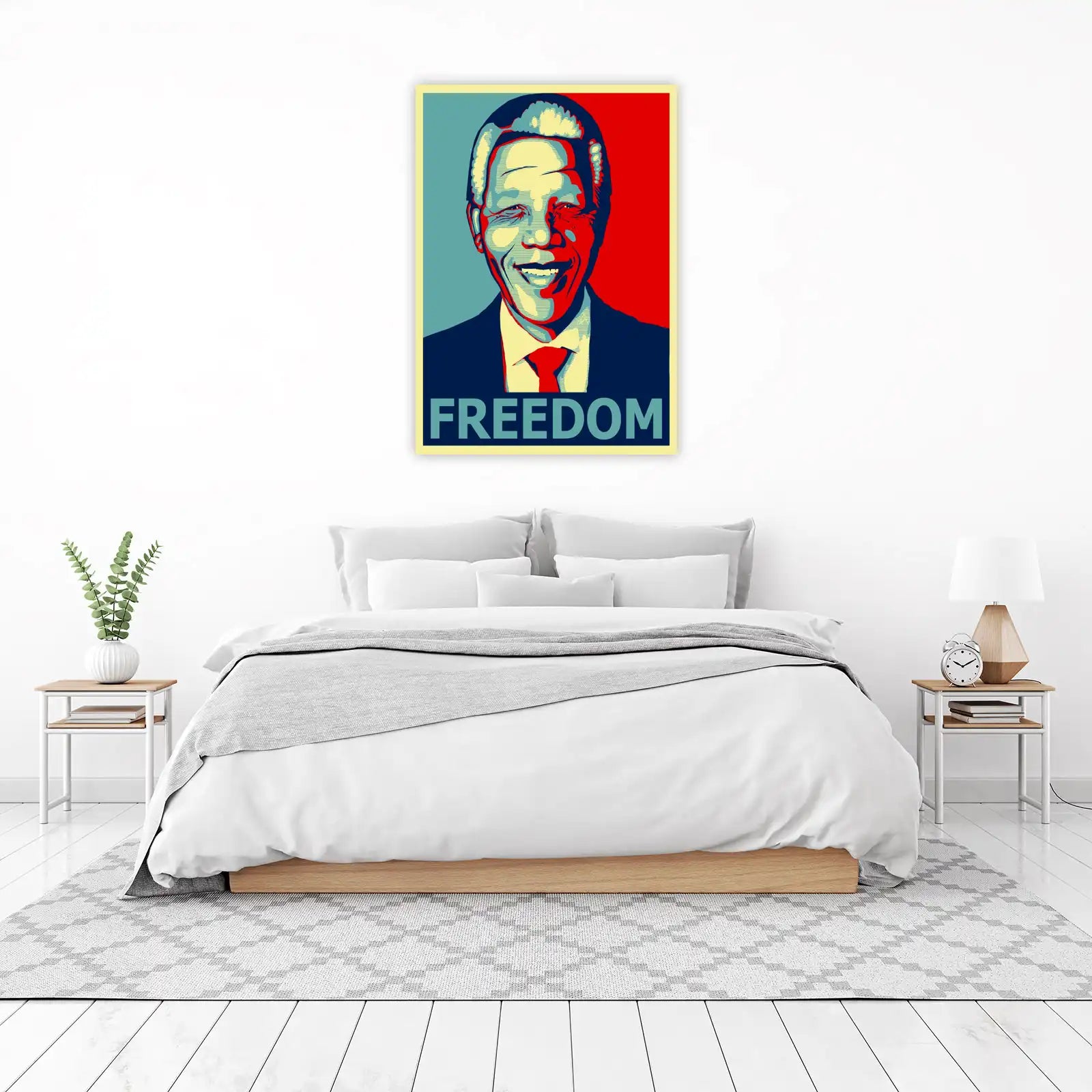 Nelson Mandela Freedom Poster Wall Art