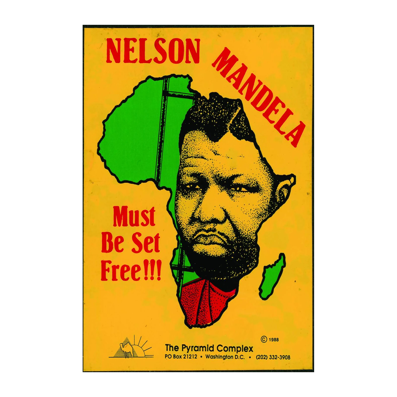 Nelson Mandela African Freedom Wall Art