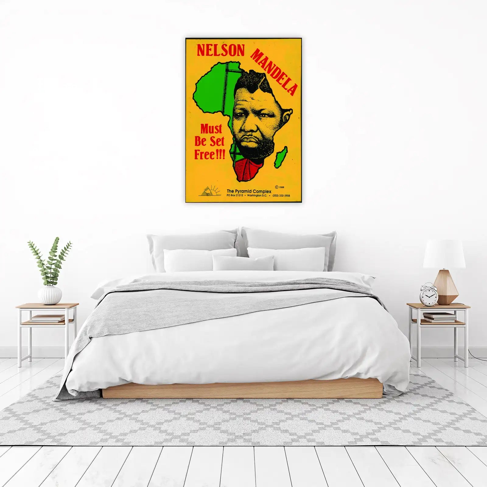 Nelson Mandela African Freedom Wall Art