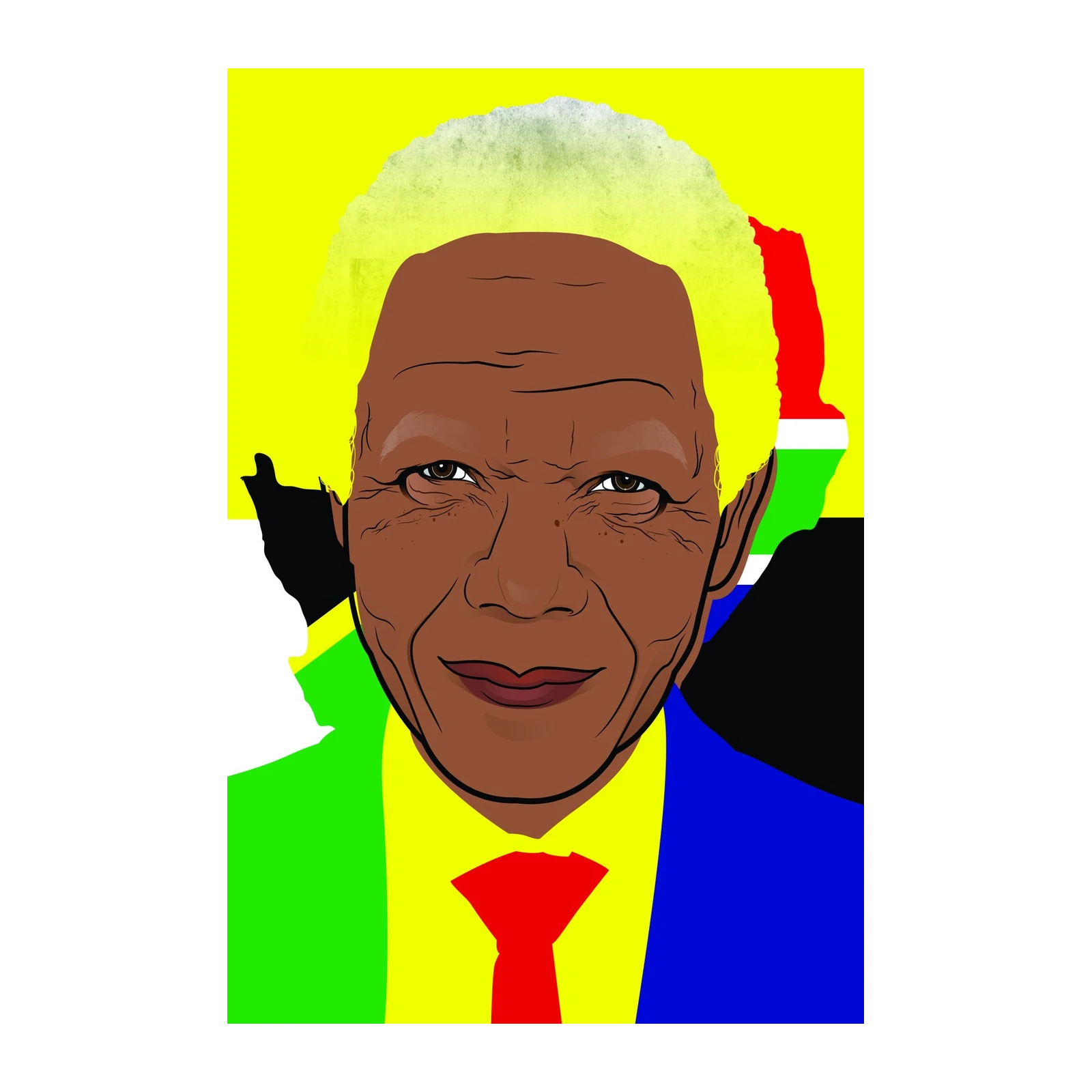 Nelson Mandela Pop Art Wall Art