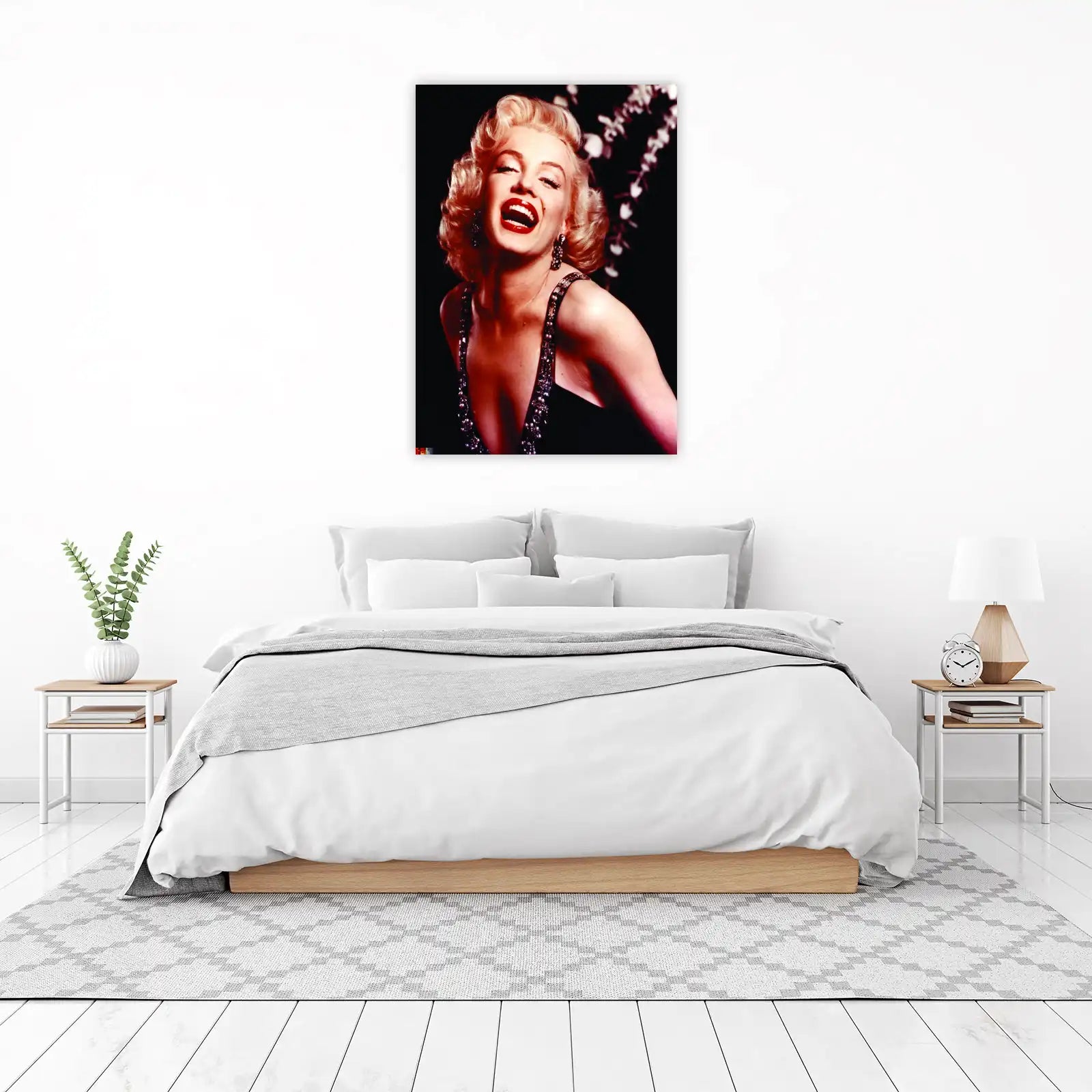 Iconic Marilyn Monroe Laugh Wall Art