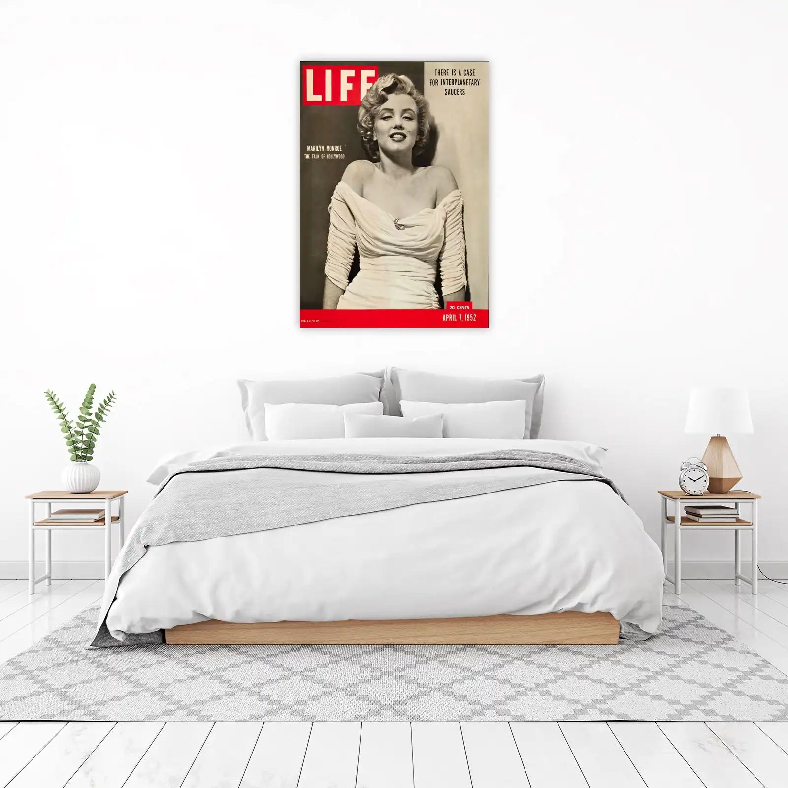 Marilyn Monroe "Talk of Hollywood" Vintage Life Cover Wall Art