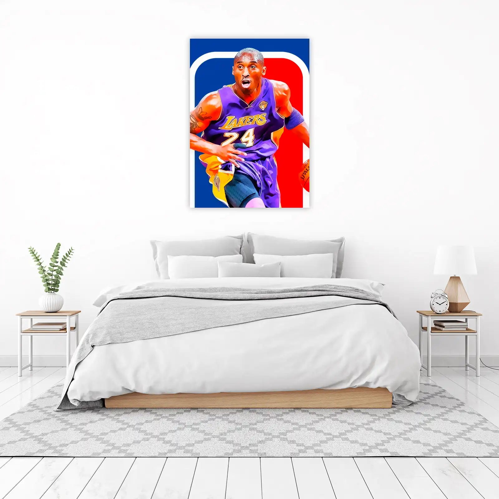 Kobe Bryant "Mamba Mentality" Lakers 24 Wall Art