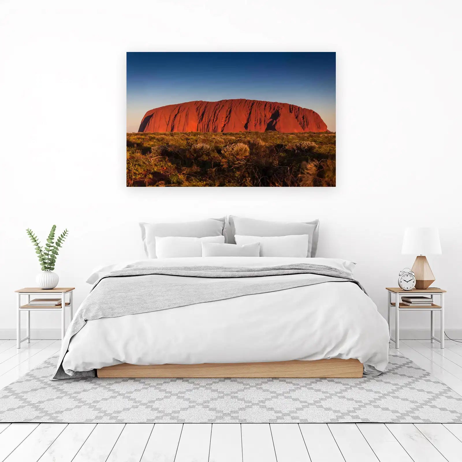 Majestic Uluru Sunrise Landscape Wall Art