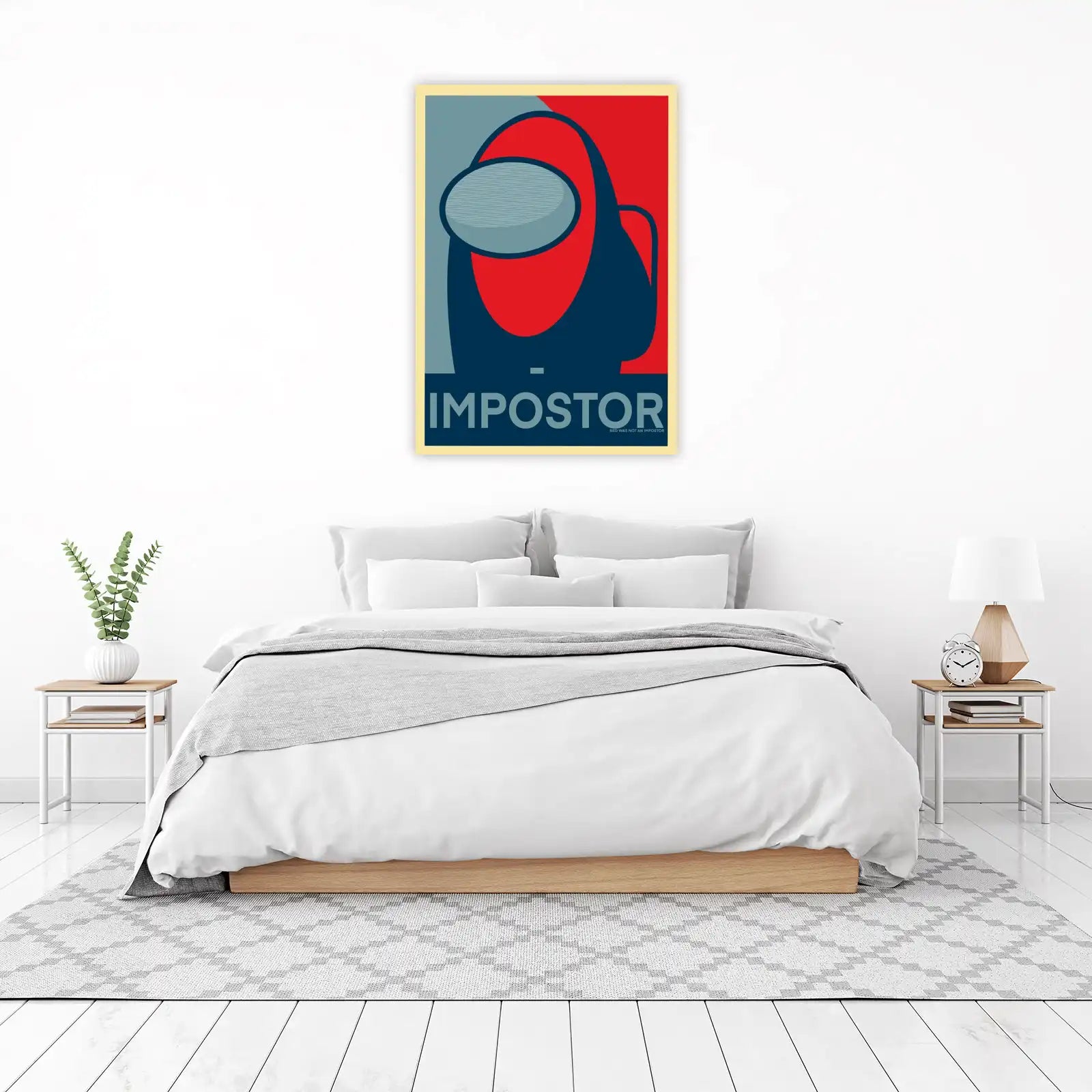 Red Impostor "Crewmate" Wall Art