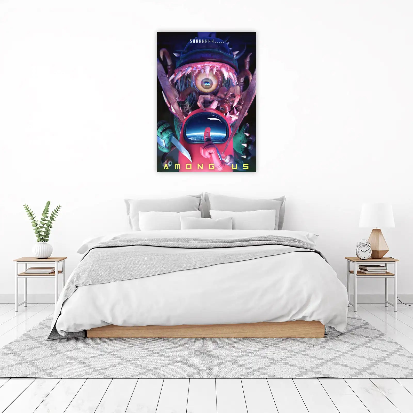 Terrifying Imposter Among Us Wall Art