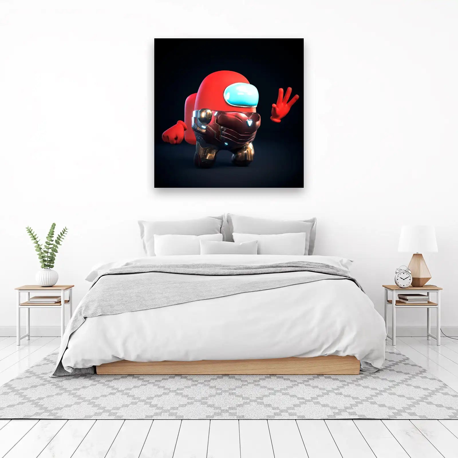 Among Us Iron Man Fusion Wall Art
