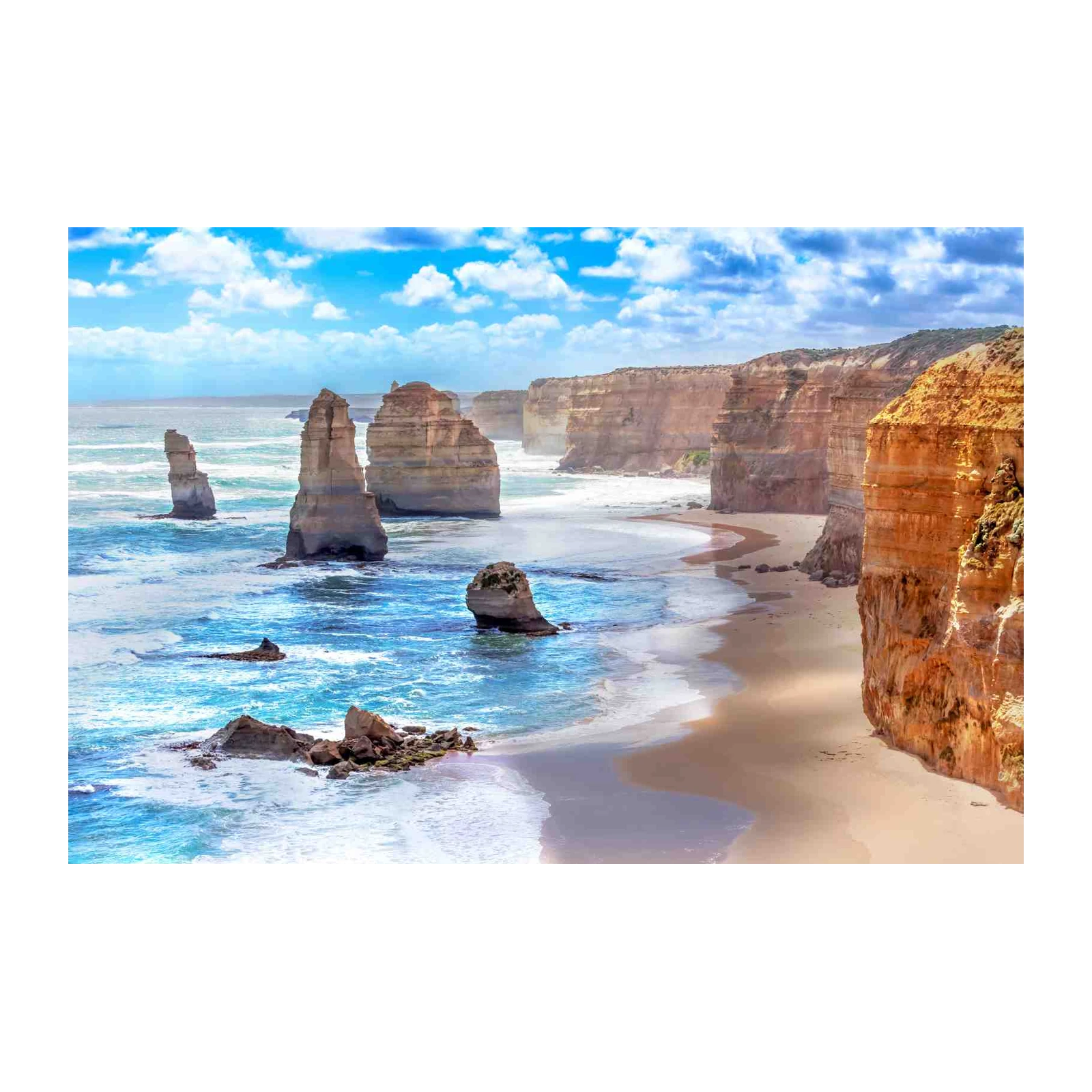 Serene Ocean Cliffs Twelve Apostles Wall Art