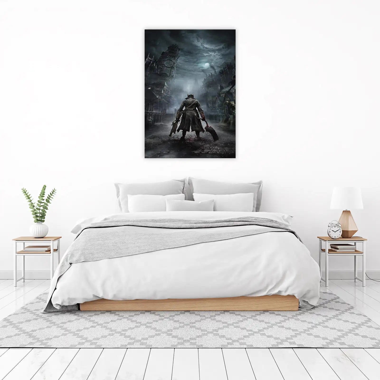 Gothic Hunter Bloodborne Wall Art