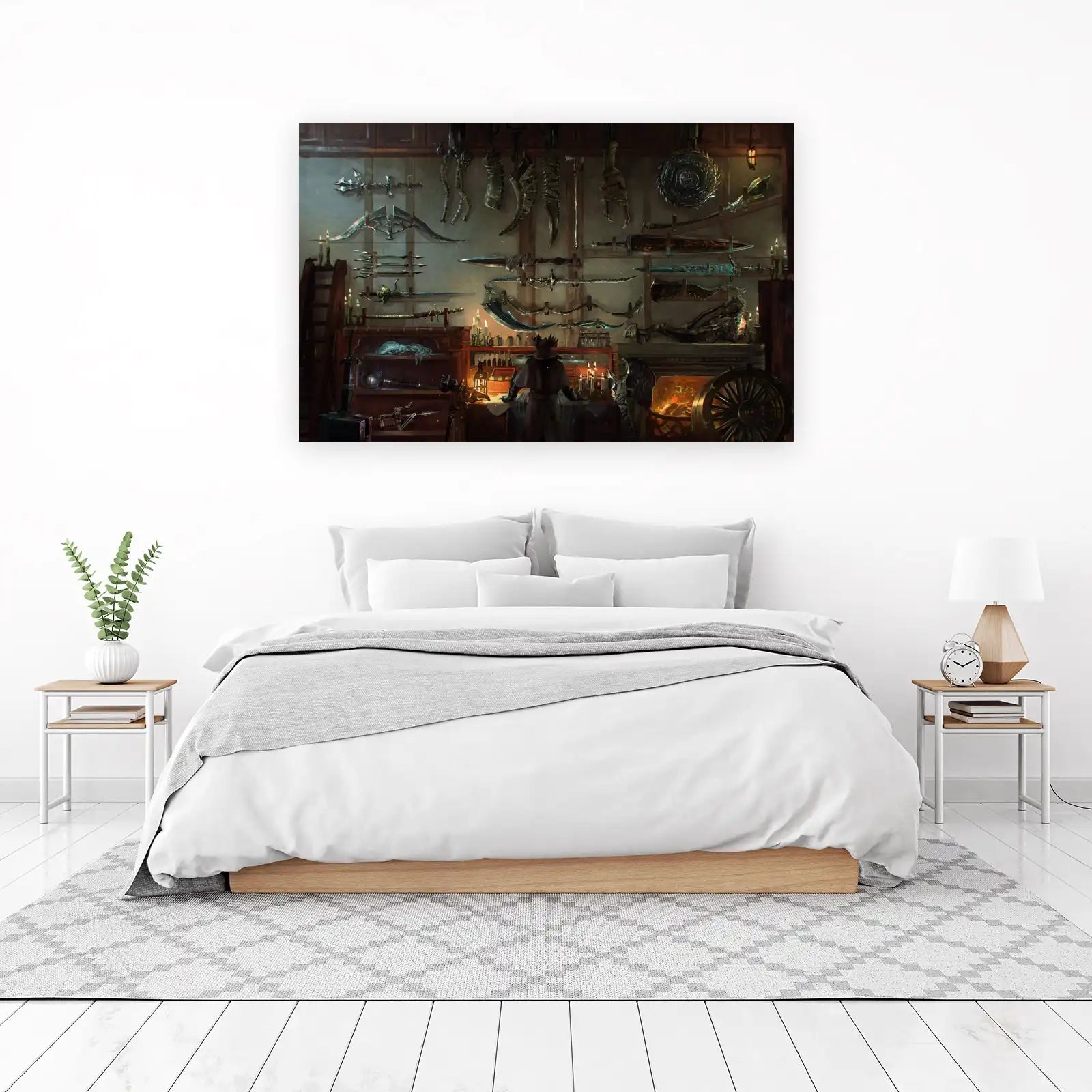 Dark Fantasy Weaponry Wall Art