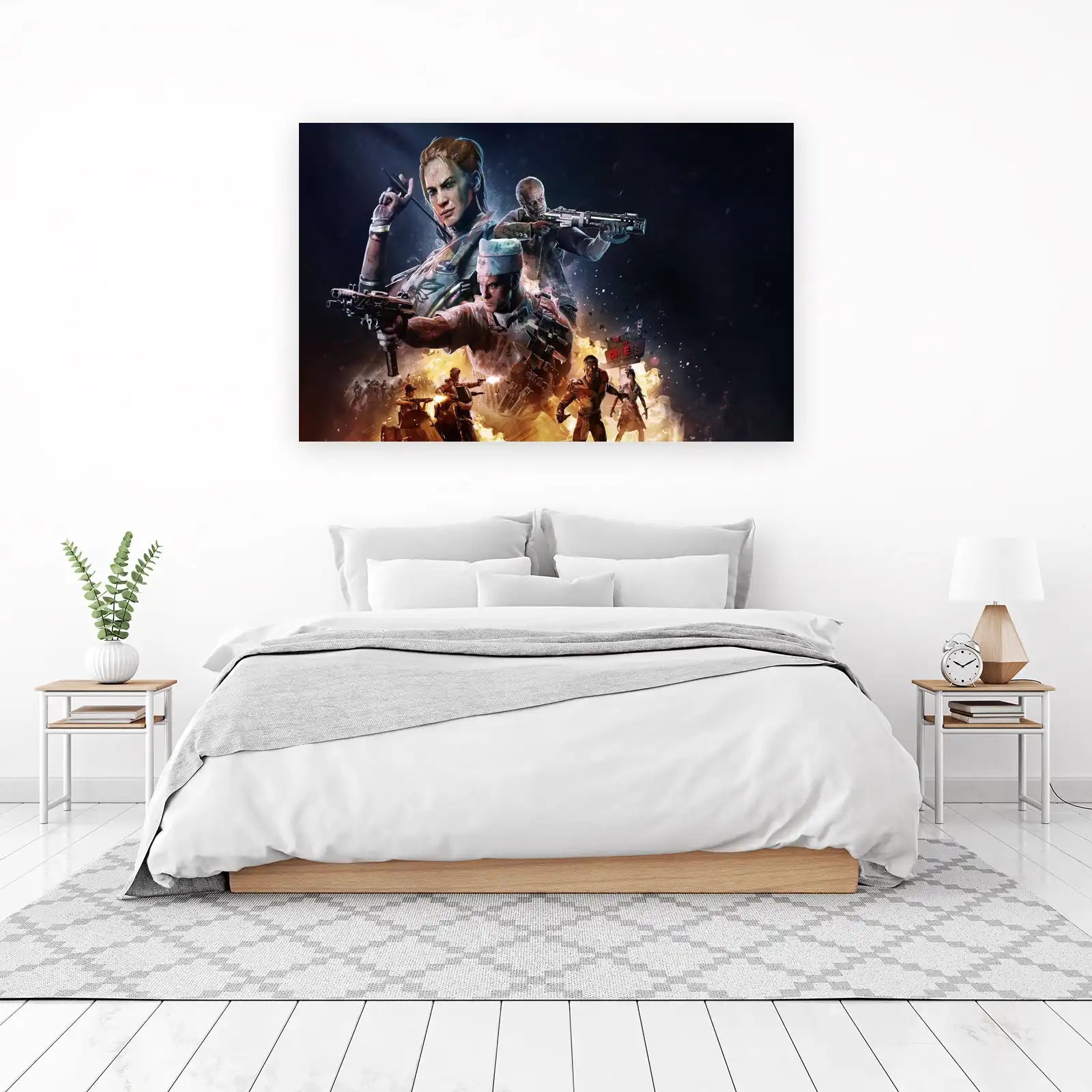 Zombie Apocalypse Warriors Wall Art