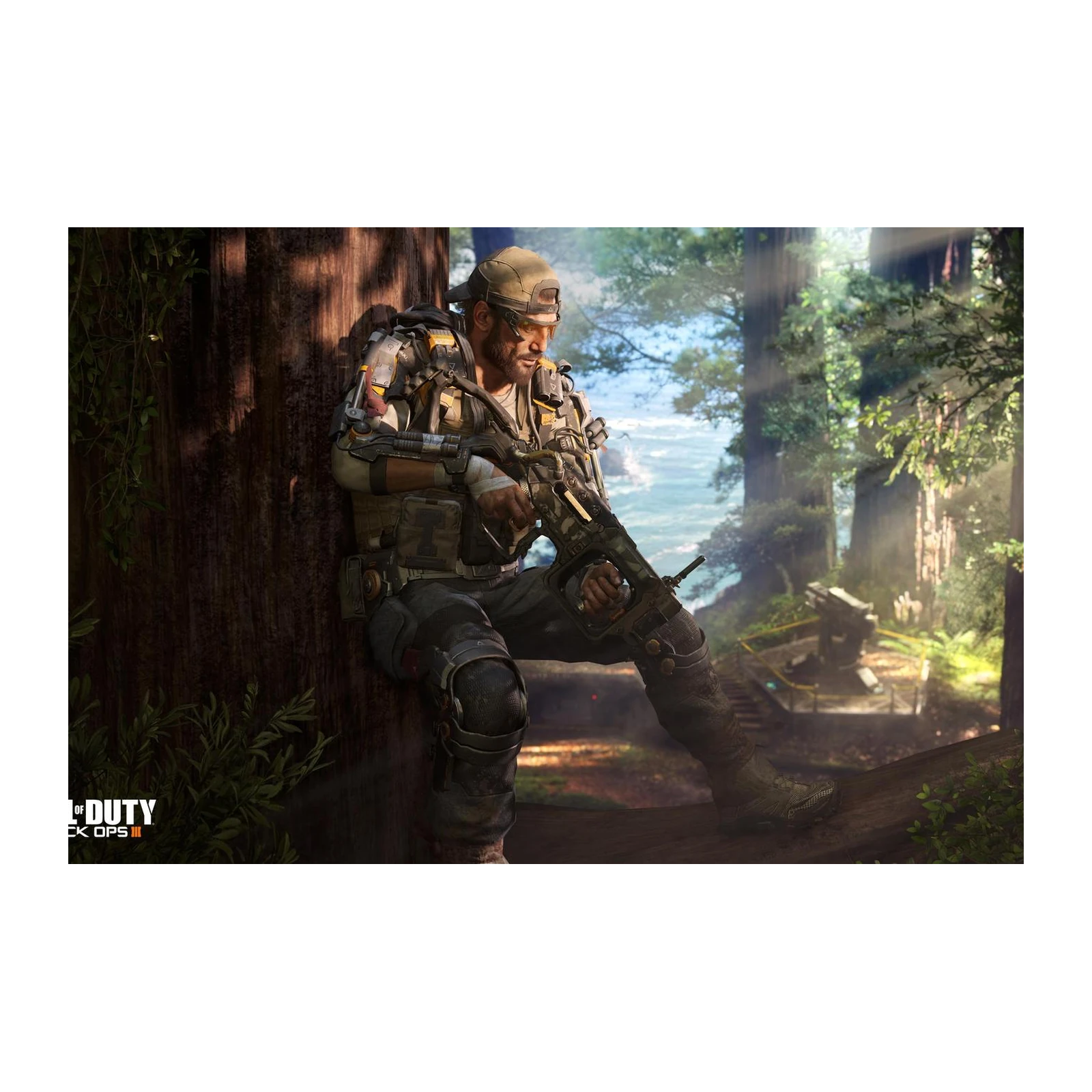 Call of Duty Black Ops Soldier Forest Wall Art