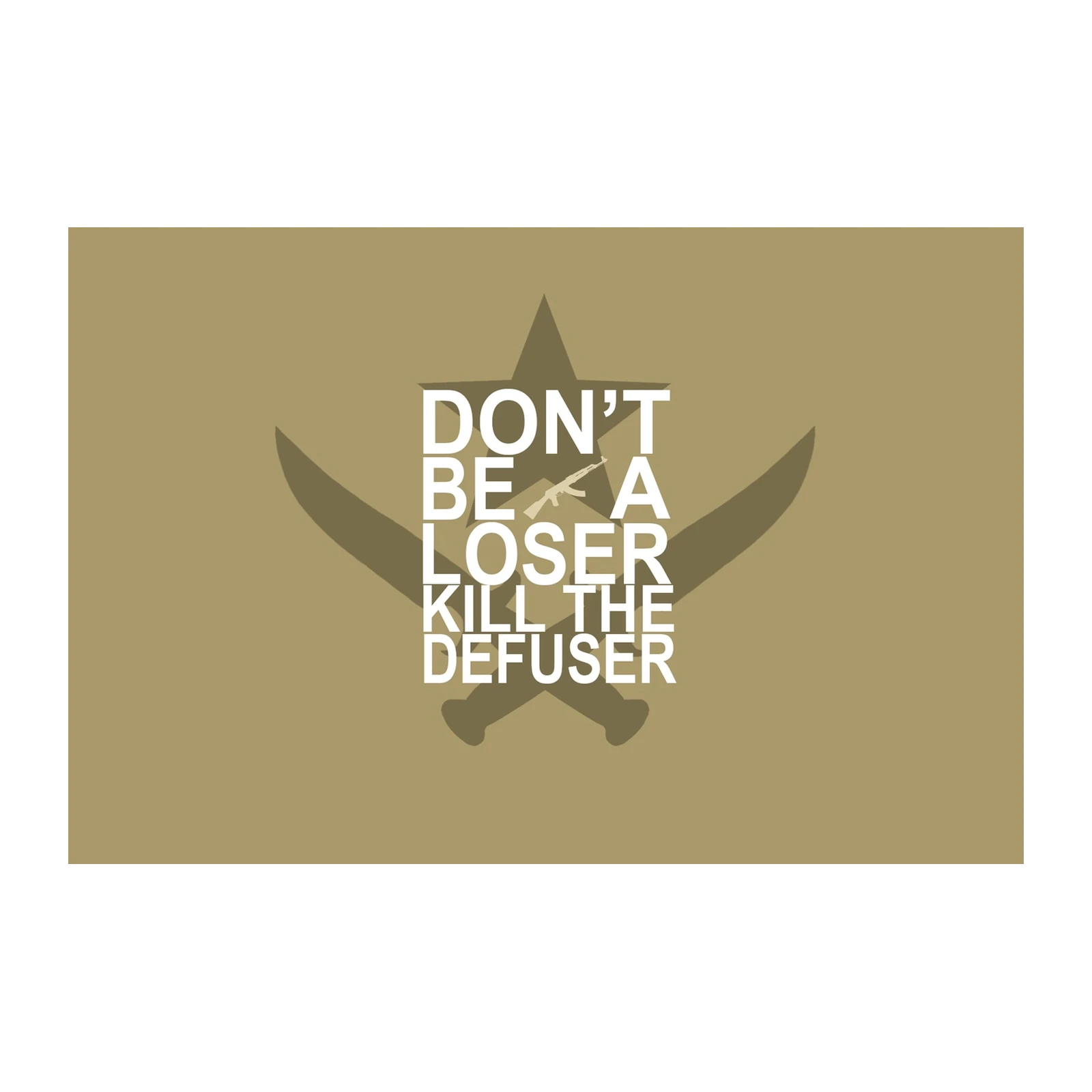 Gaming Warrior 'Defuser' Wall Art