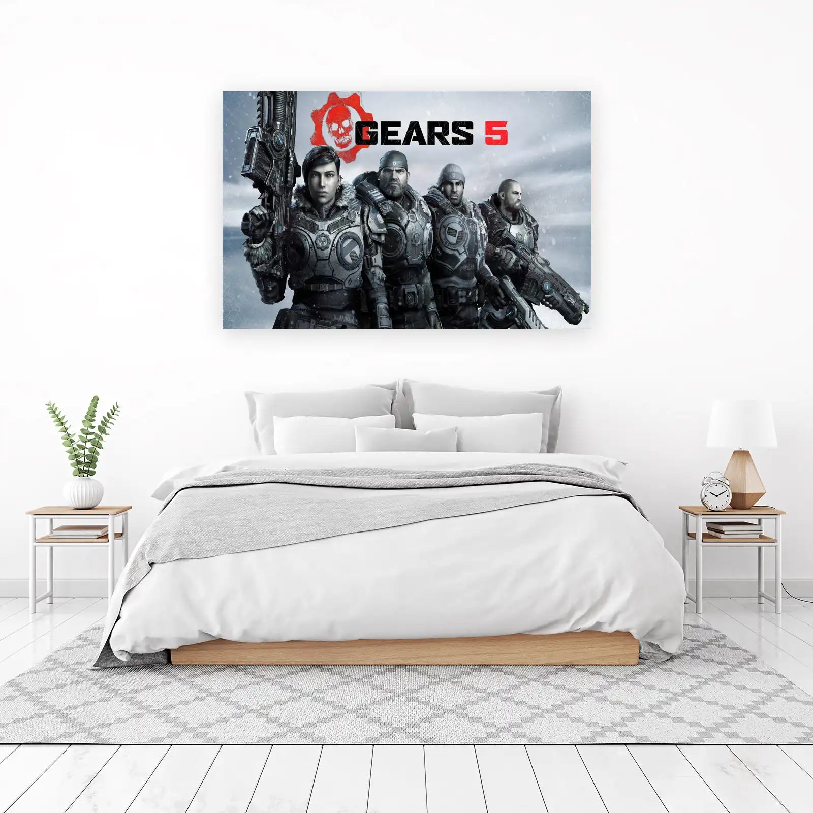 Gears 5 Heroes Snow Battle Wall Art