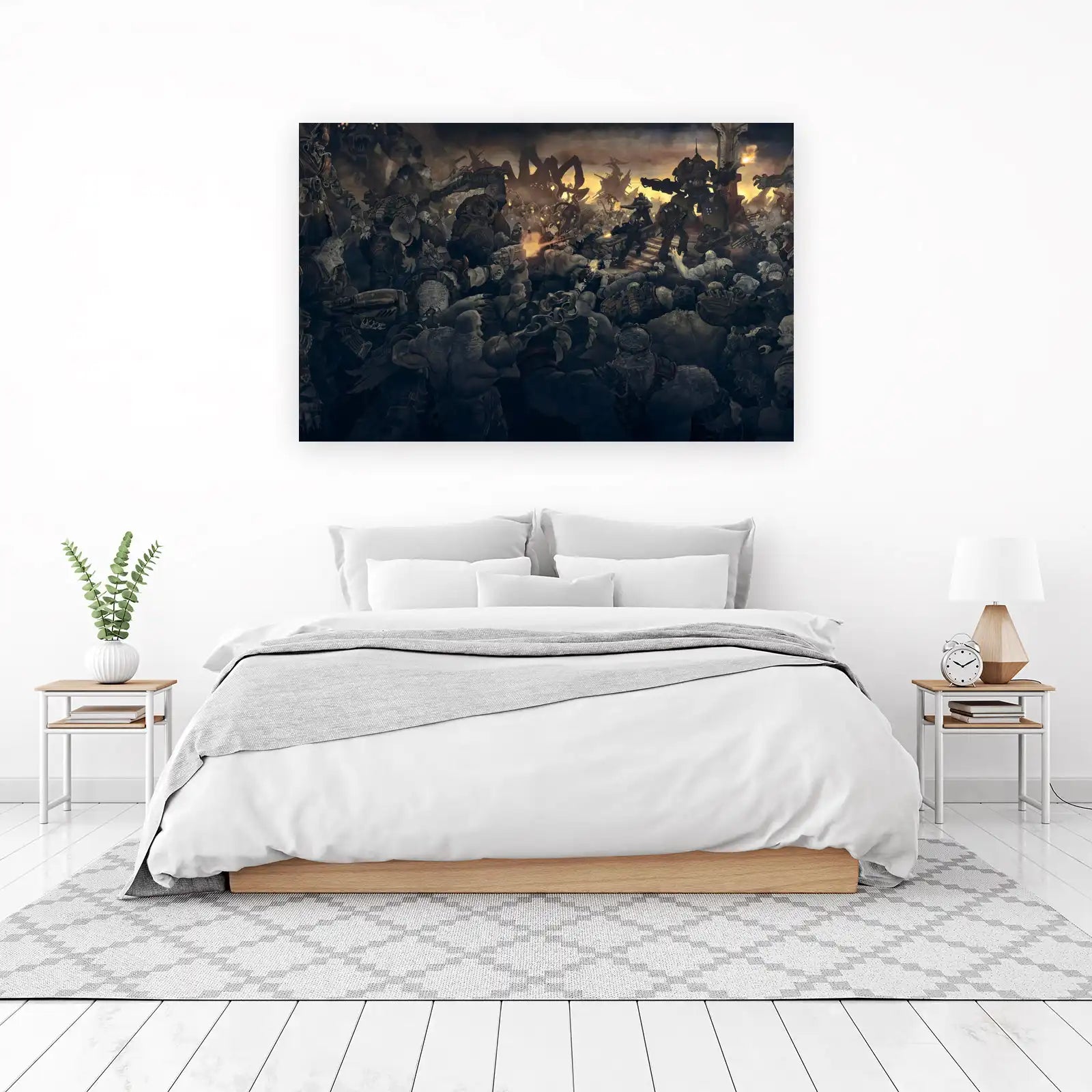 Epic Battle Gears of War Wall Art