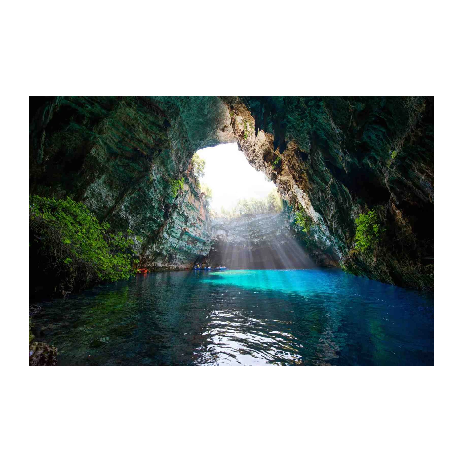 Mystic Cave Lake Serenity Wall Art