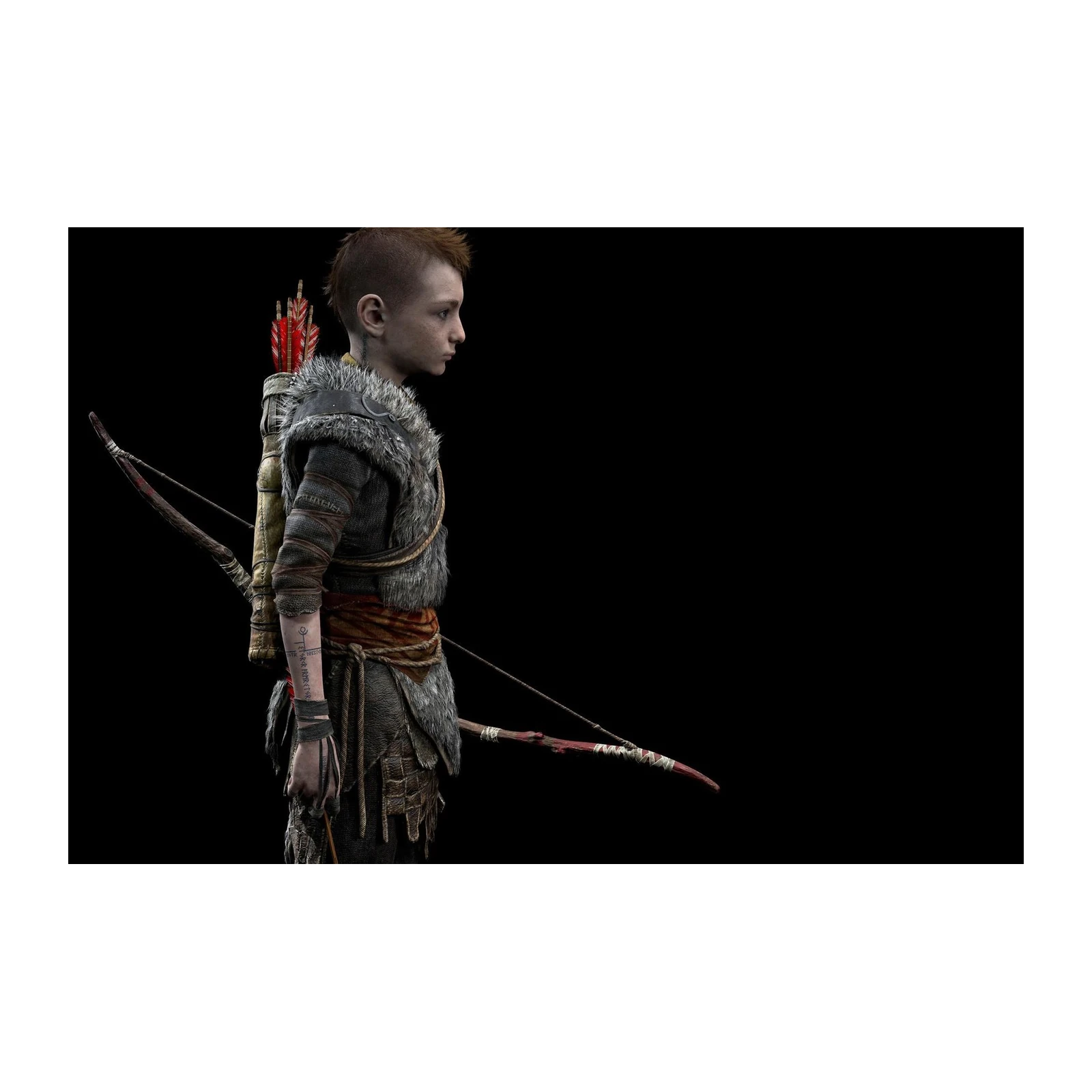 Epic Warrior Boy Bow & Arrow Wall Art