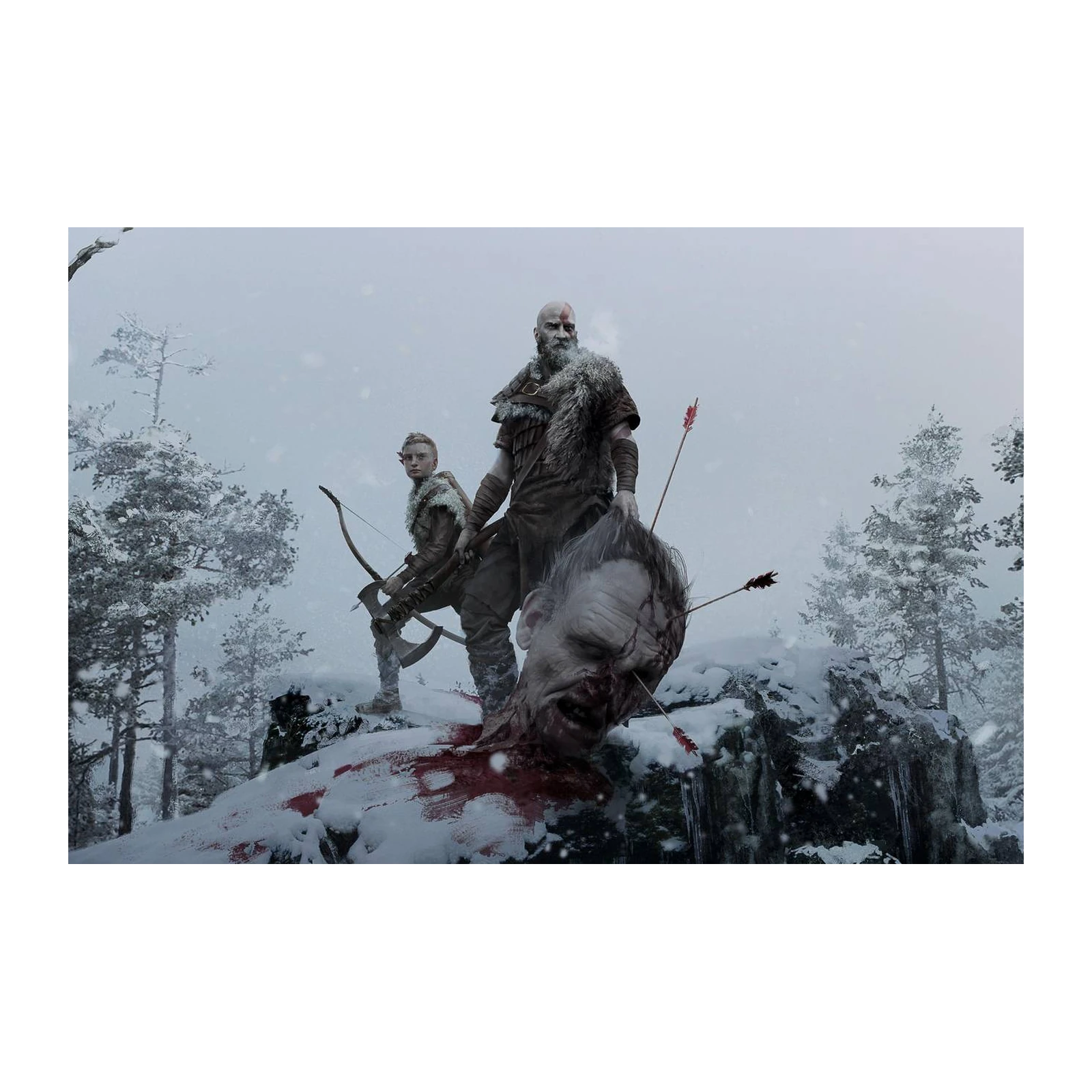 Epic Father & Son Nordic Victory Wall Art