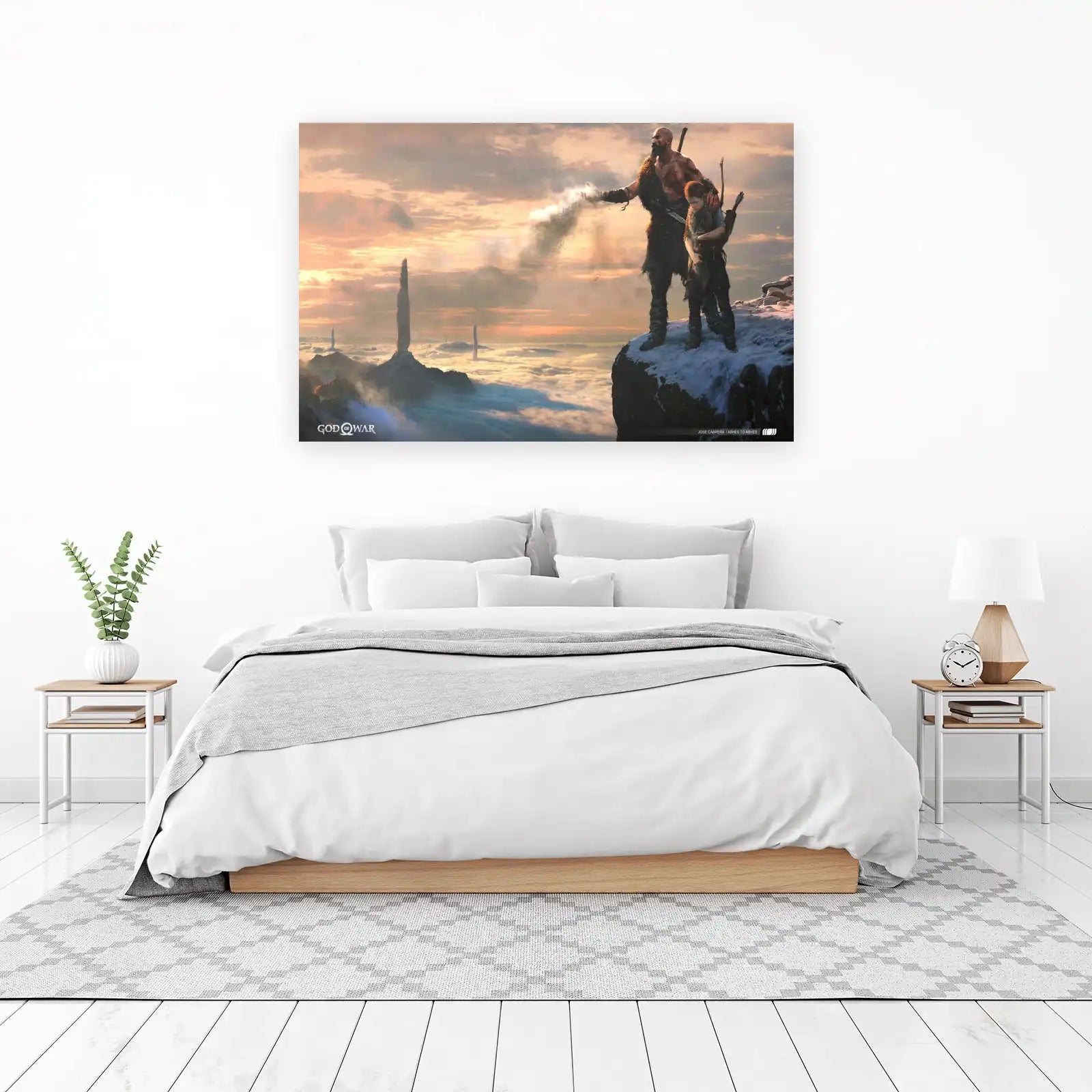 Epic God of War Kratos & Atreus Wall Art