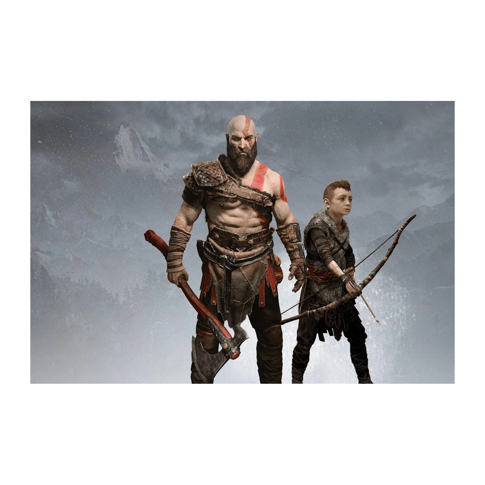 God of War Kratos & Atreus Wall Art