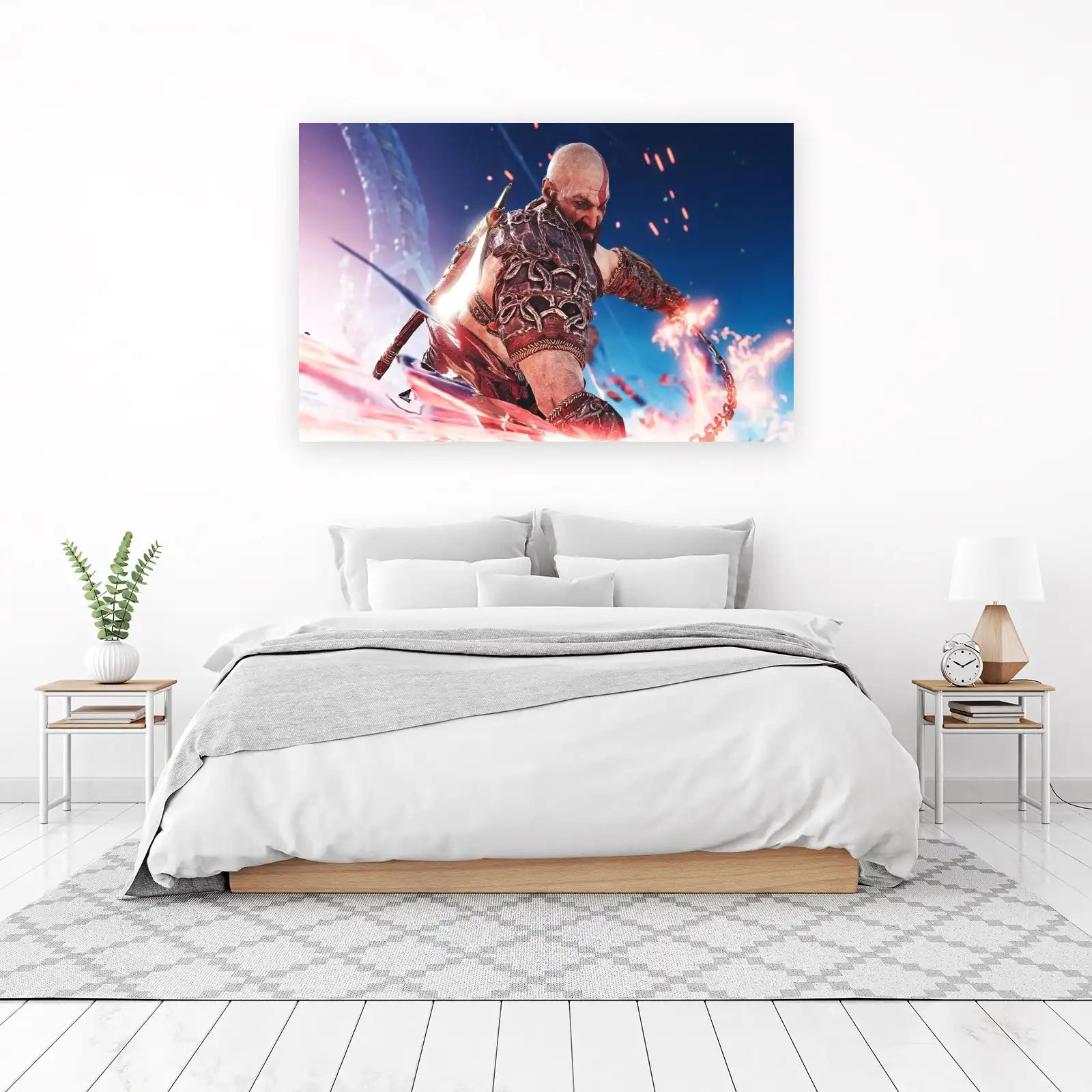 Kratos Battle Ready Wall Art