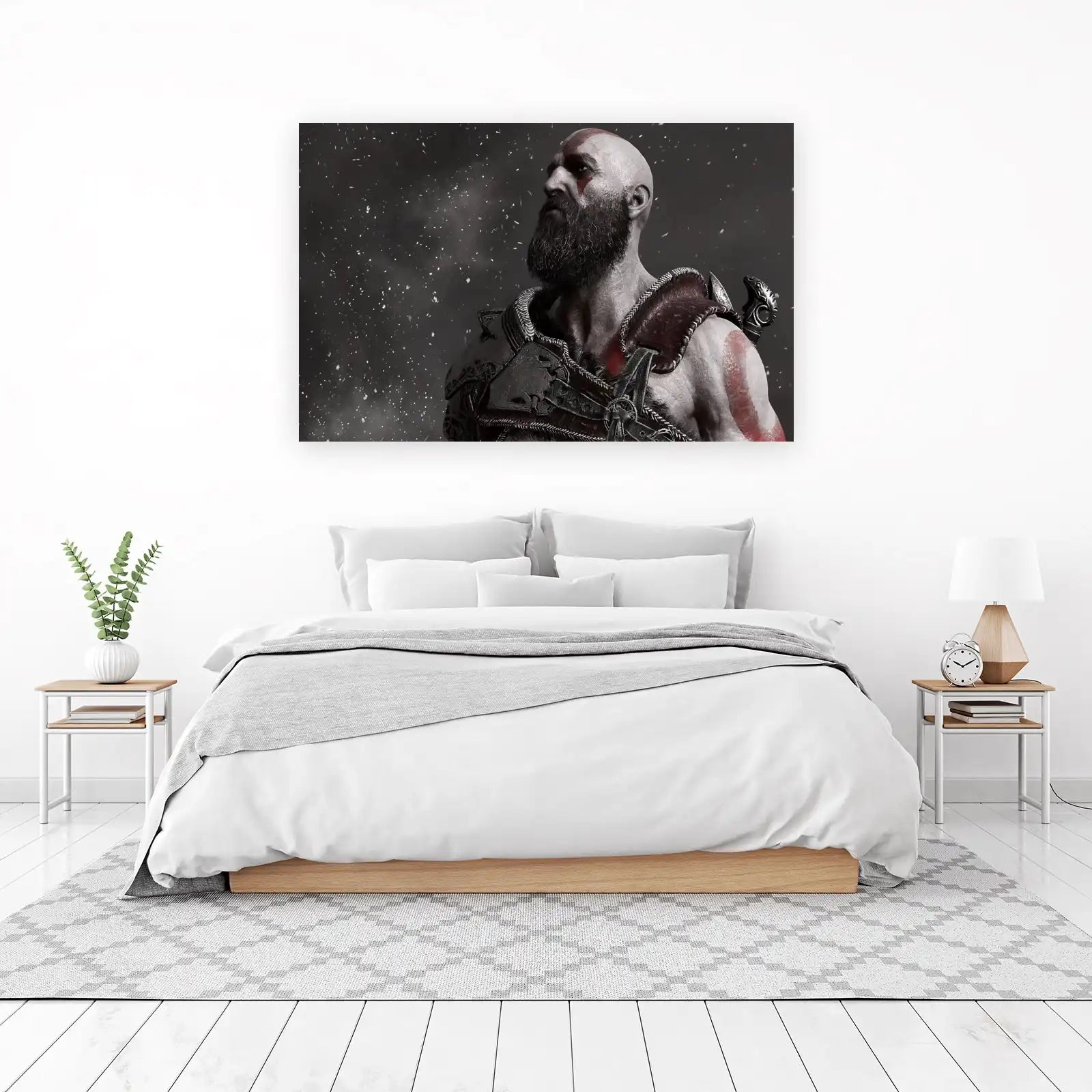Epic Kratos Warrior Wall Art