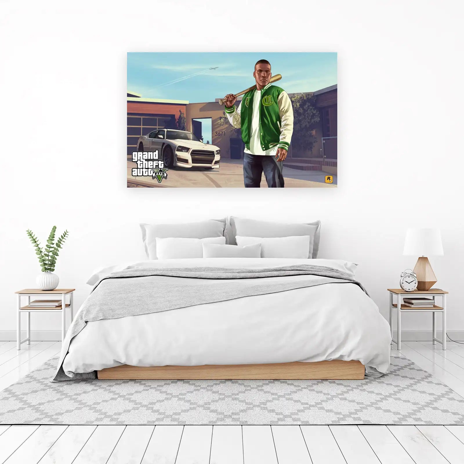 Grand Theft Auto V Franklin Wall Art