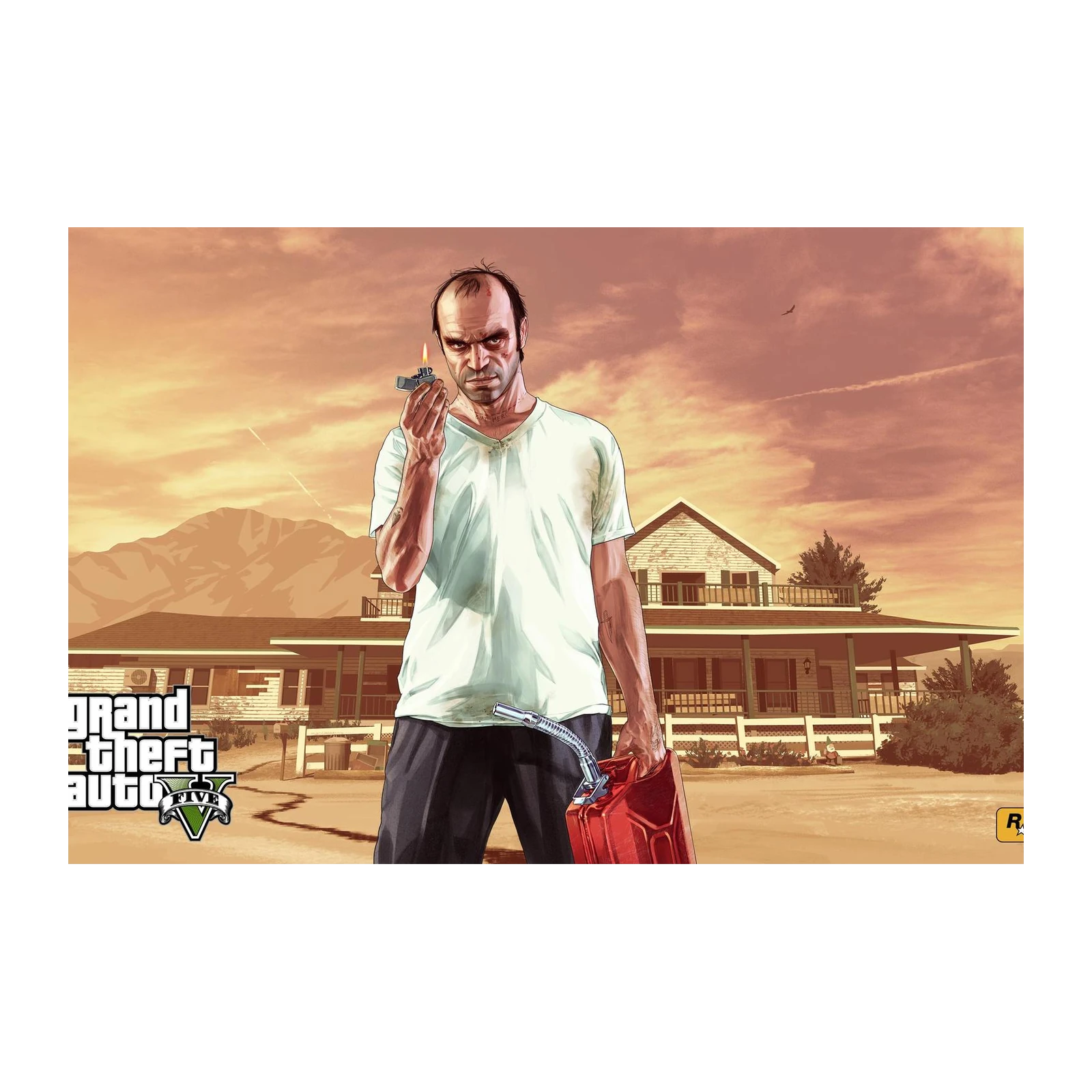 Trevor Philips GTA V Poster Wall Art