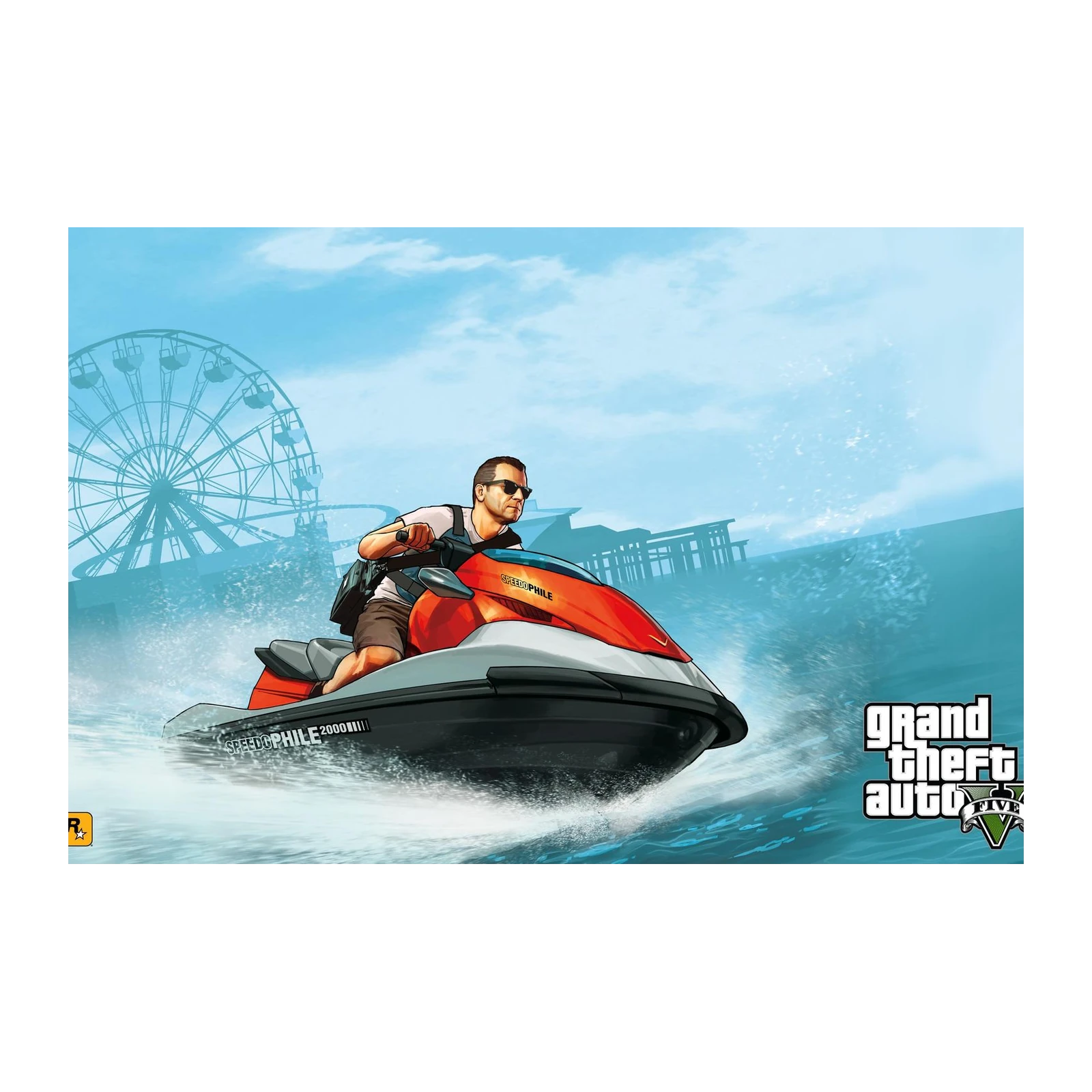 Jet Ski Adventure Grand Theft Auto V Wall Art