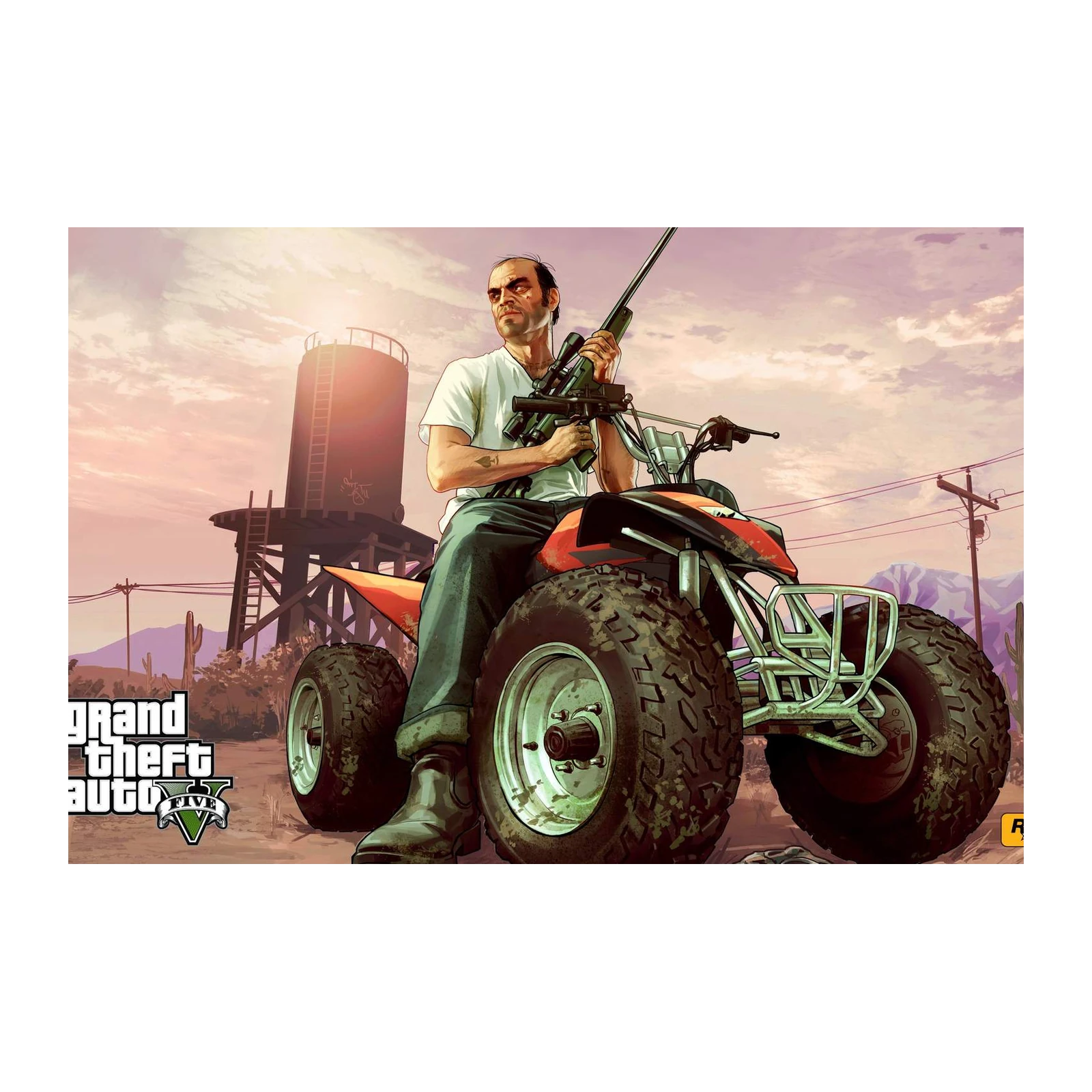 Trevor's Wild Ride Grand Theft Auto V Wall Art