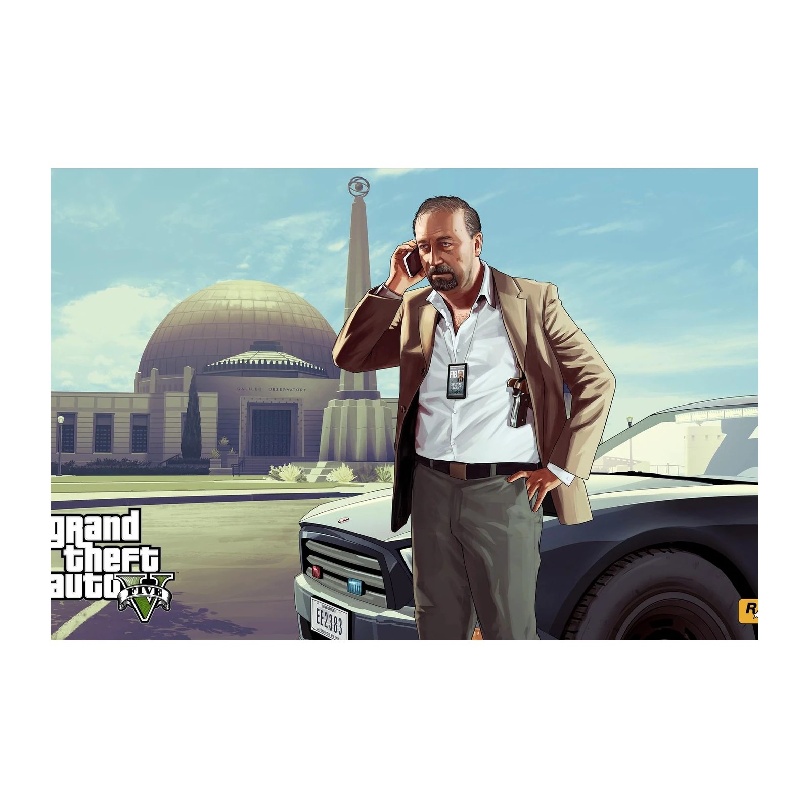 GTA V FIB Agent Wall Art