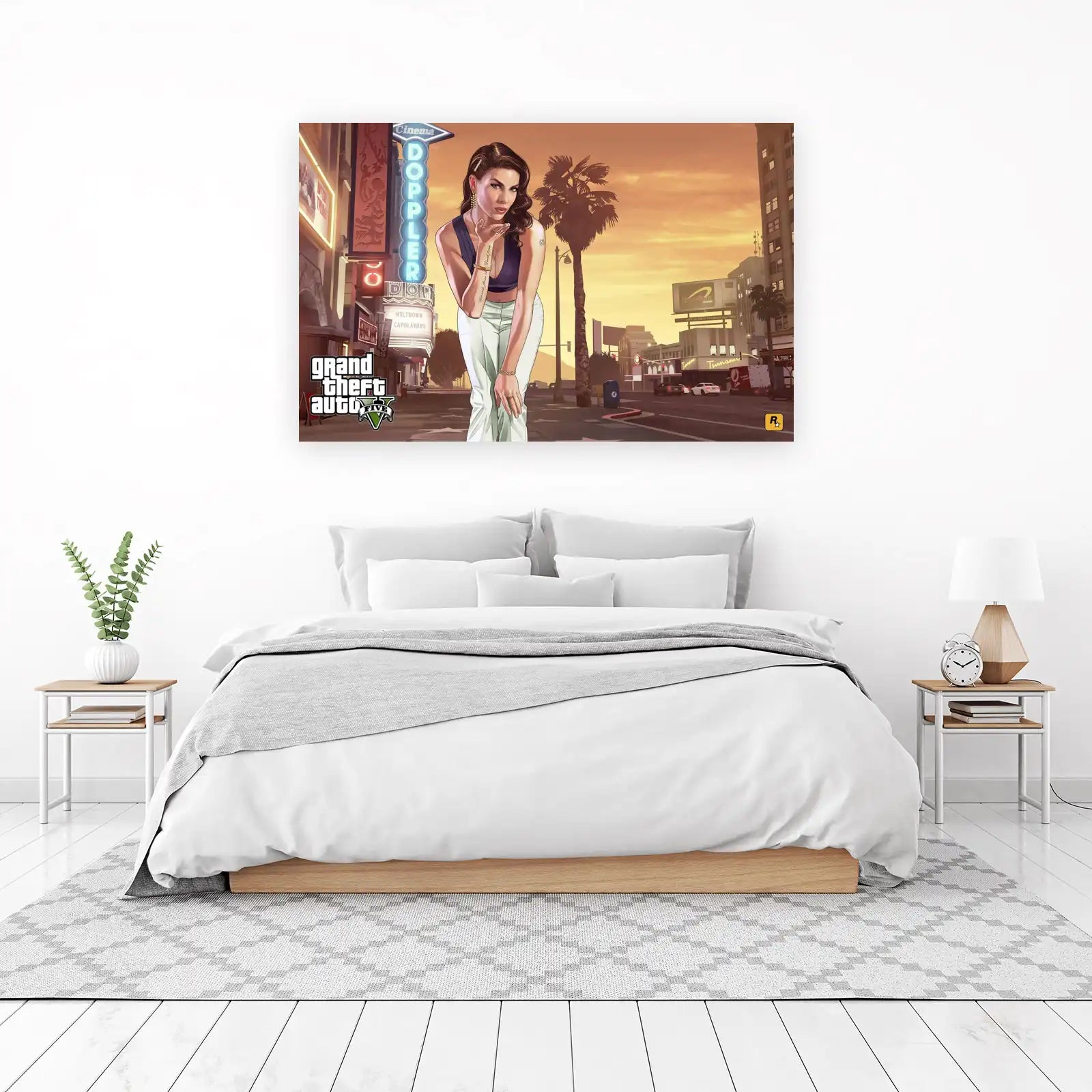 Grand Theft Auto V Hollywood Glamour Wall Art