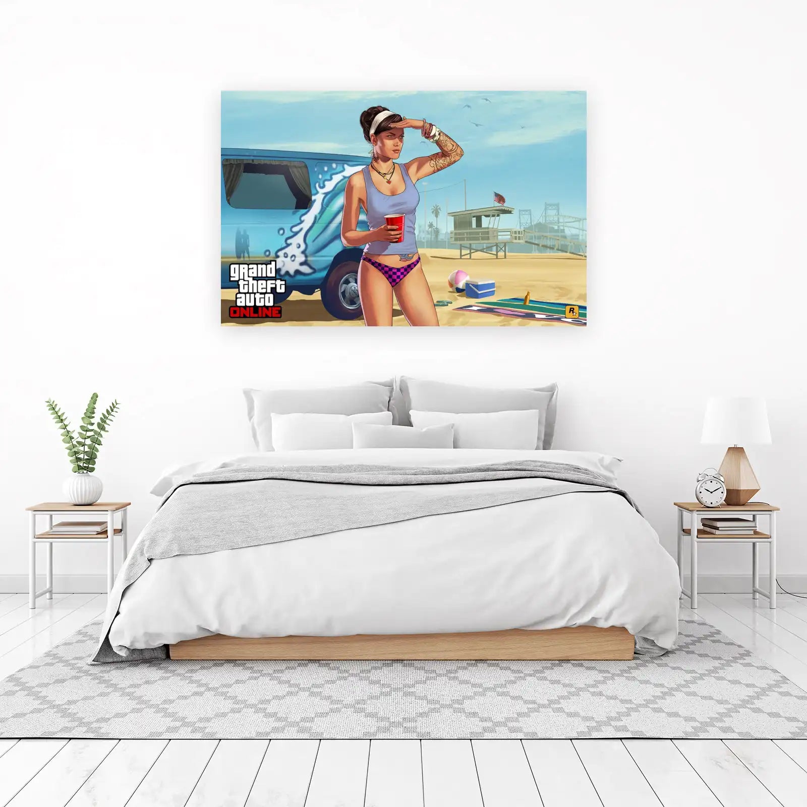 GTA Online Beach Babe Wall Art